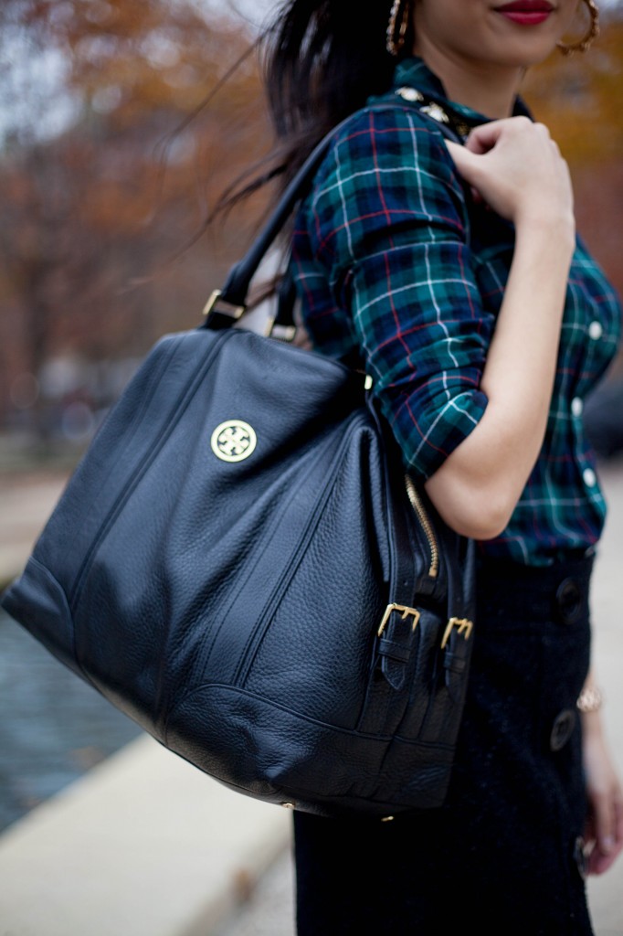 Texas Winters :: Green Flannel & Neck Jewels