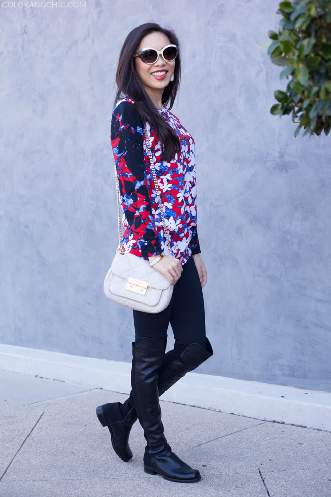 Swirl of Floral :: Peter Pilotto Top Two Ways - Color & Chic