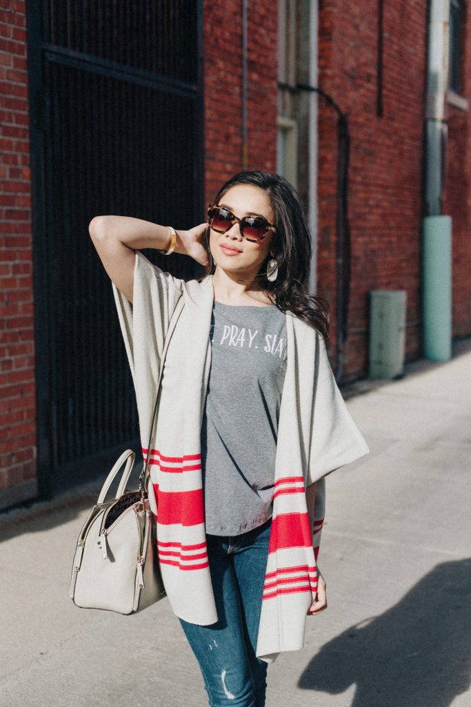 spring,outfit,nebraska,grand,island,downtown,blogger,style,fashion,kindred,lifestyle,boutique,cupcakes,and,cashmere,rag,bone,jeans,distressed,stuart,weitzman,nudist,sandal,nude,thierry,lasry,lively,sunglasses,toro,striped,cardigan,poncho,red,rebecca,minkoff,perry,satchel,written,wake,pray,slay,tee,t,shirt,kendra,scott,blog,meghan,mae,small,lifestyle,photographer,photography,