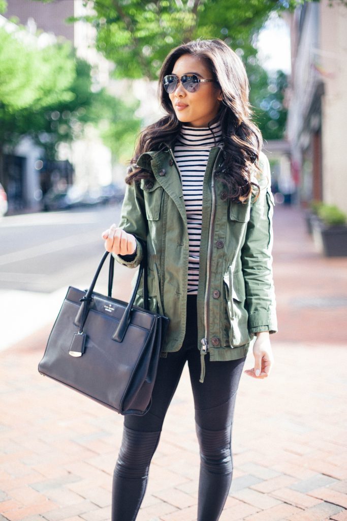 jcrew,utility,jacket,green,field,mechanic,river,island,moto,motorcycle,pants,leggings,black,turtleneck,stripes,tory,burch,sunglasses,kate,spade,lucca,drive,candice,tote,athleisure,style,downtown,norfolk,granby,street,fashion,style,blogger,nike,air,max,thea,premium,sneakers,premiums,kicks,carbon,green,olive,