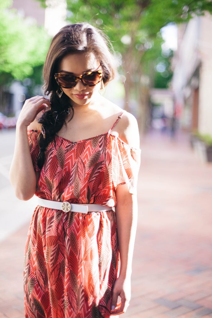 charming,charlie,charlies,cold,shoulders,maxi,dress,forest,beauty,maxi,dress,light,coral,tory,burch,reversible,belt,logo,thierry,lasry,lively,sunglasses,sunnies,tortoise,shell,dolce,vita,snakeskin,lace,up,heels,gold,earrings,instagram,lately,norfolk,virginia,southern,blogger,fashion,style,