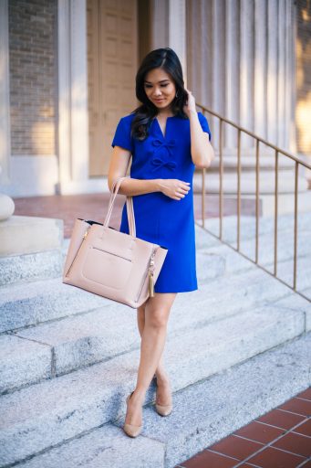 Blue Work Dress :: What I Look For - Color & Chic