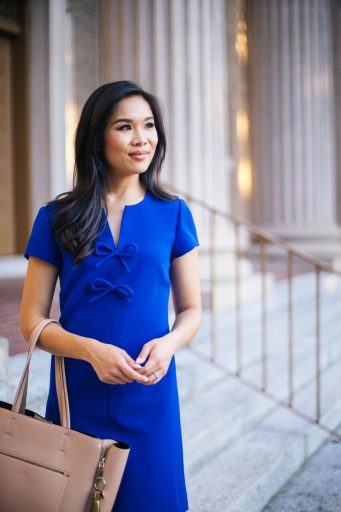 Blue Work Dress :: What I Look For - Color & Chic