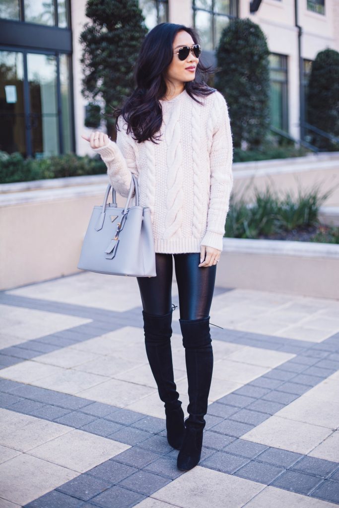 Cozy + Soft :: Casual Cable Sweater for Winter - Color & Chic