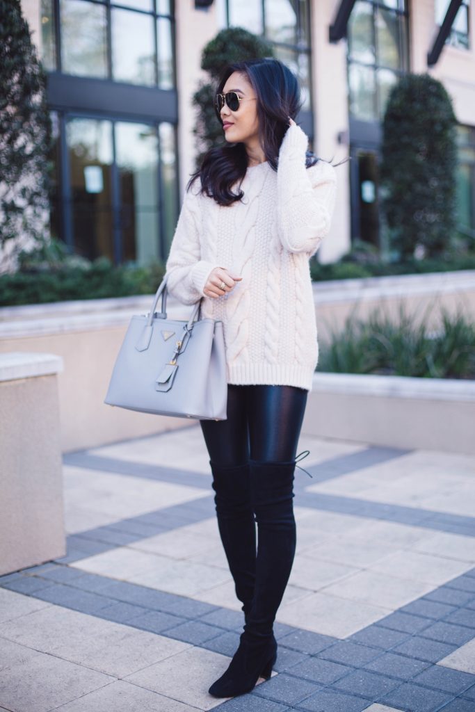 Cozy + Soft :: Casual Cable Sweater for Winter - Color & Chic