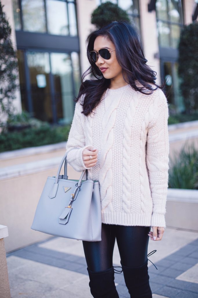 Cozy + Soft :: Casual Cable Sweater for Winter - Color & Chic