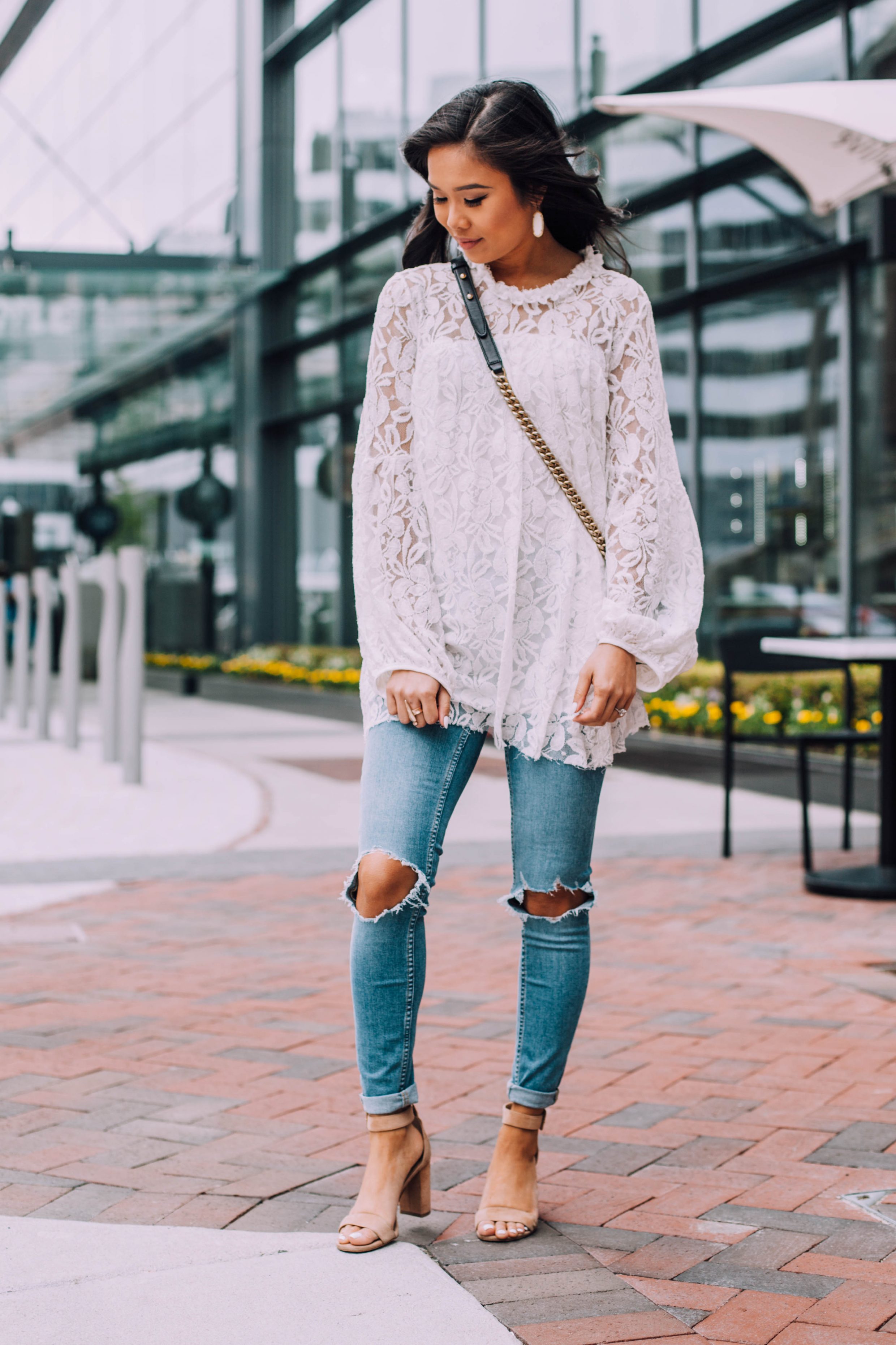 Spring Whites :: The Perfect Lace Tunic - Color & Chic
