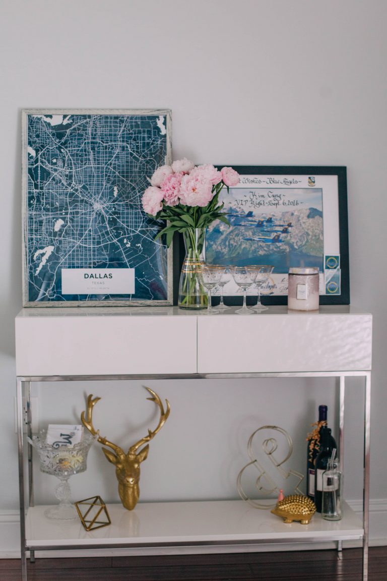 Roots Planted in Dallas with a Custom Map Poster - Color & Chic