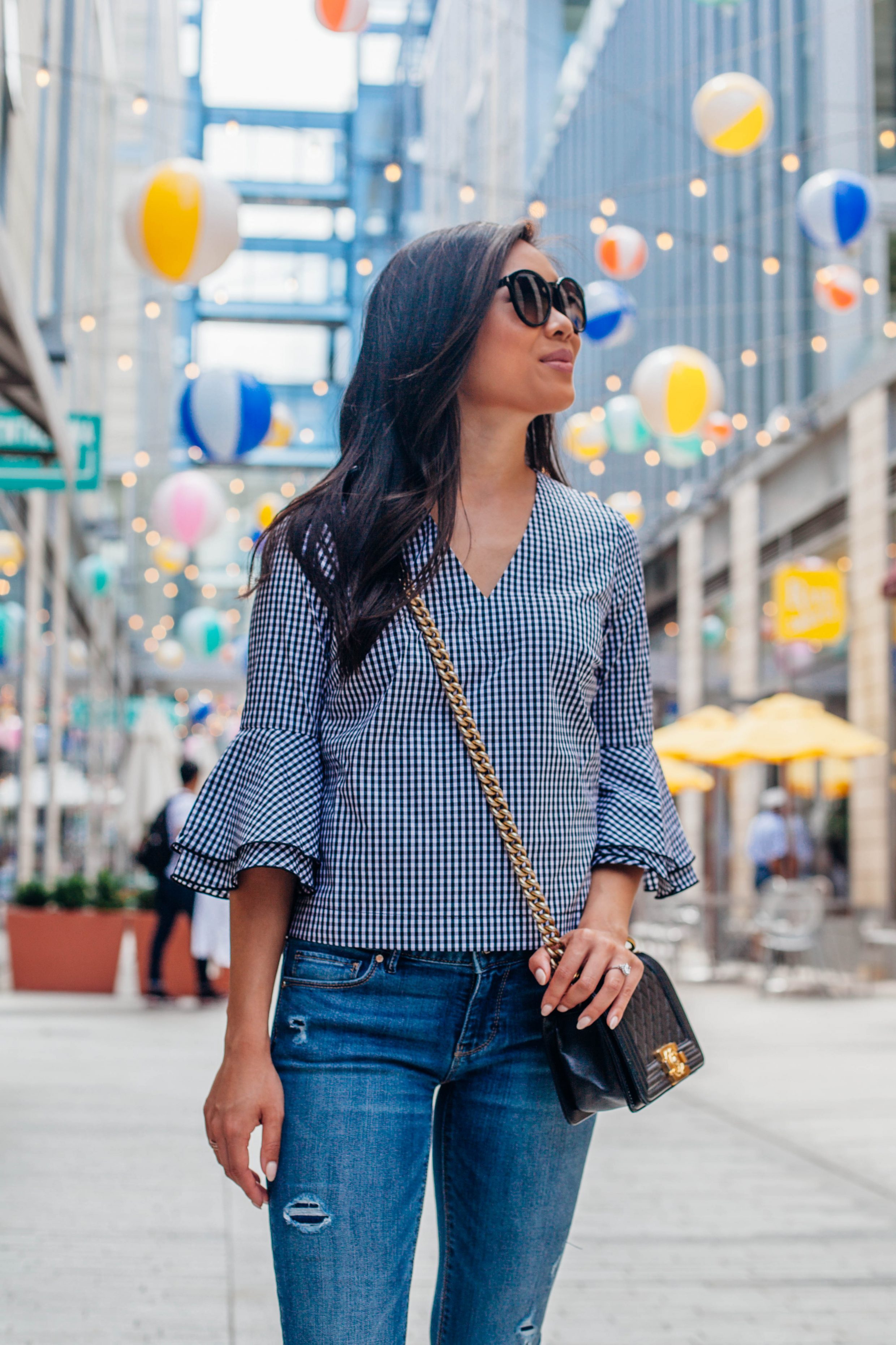 COLOR & CHIC | Blogger Hoang-Kim wears White House Black Market petites collection
