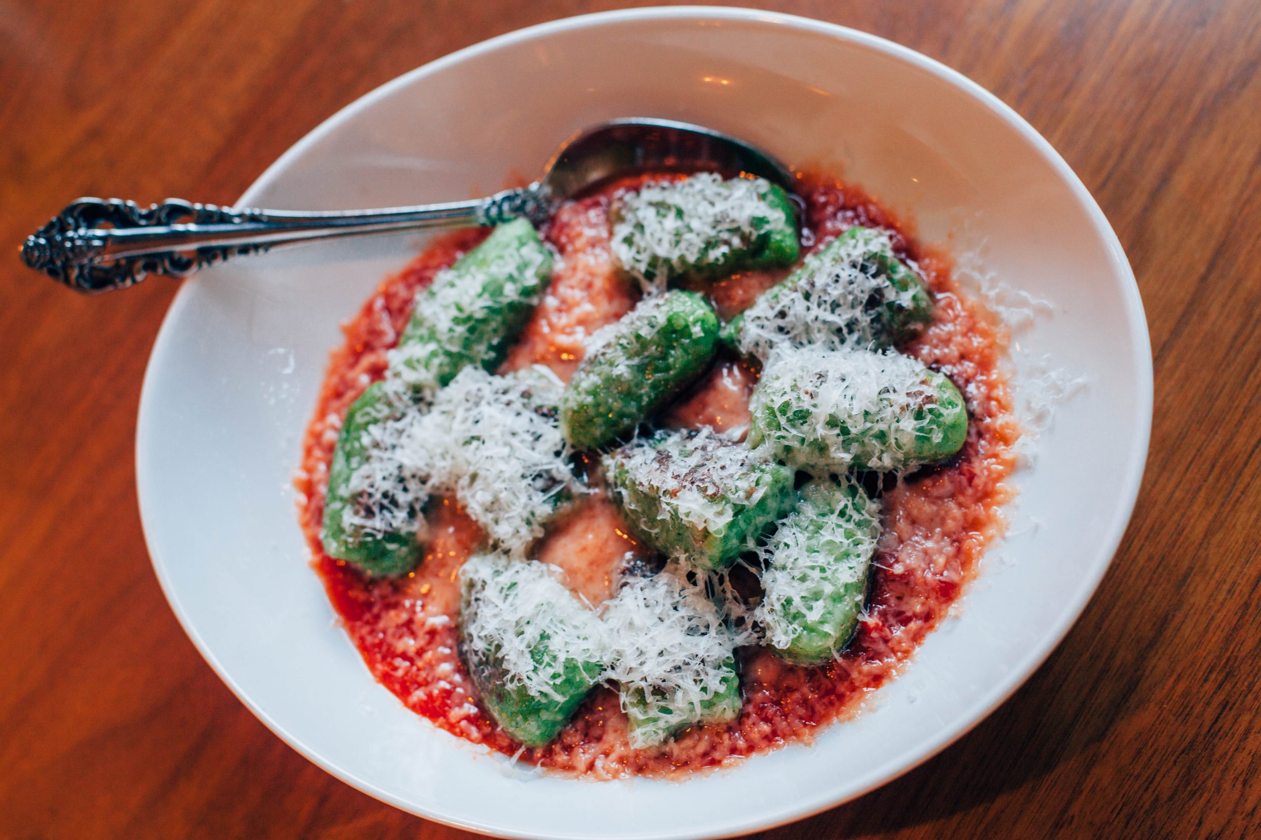 Tredici Enoteca - Spinach Gnocchi | A weekend in Washington, D.C. | Travel and Food Guide