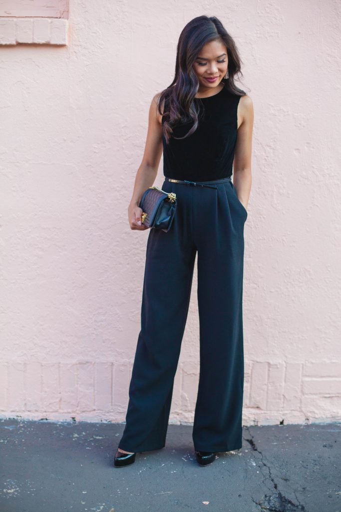 Velvet Stunner :: The Must Have Jumpsuit - Color & Chic