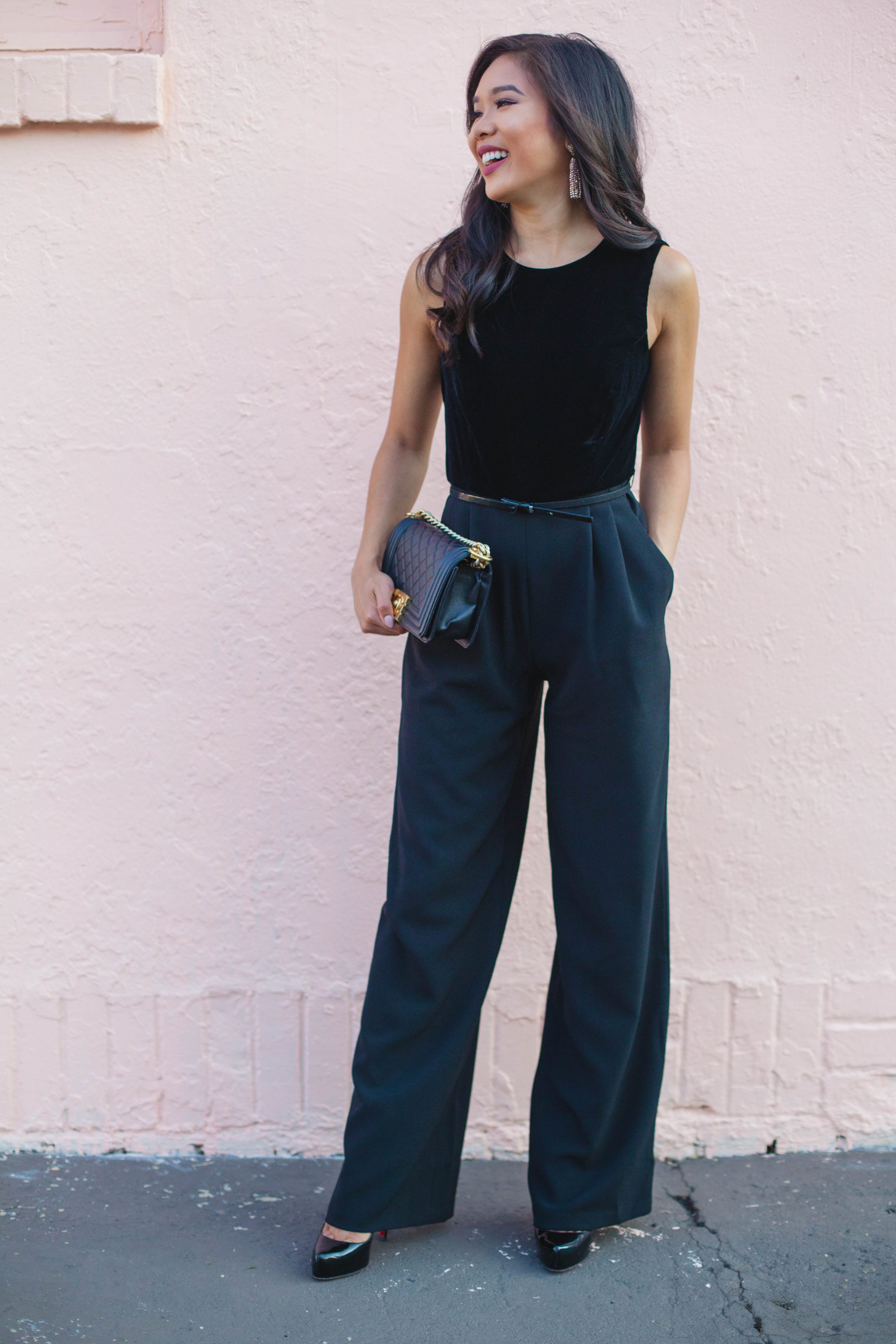 COLOR & CHIC | The must have jumpsuit with velvet