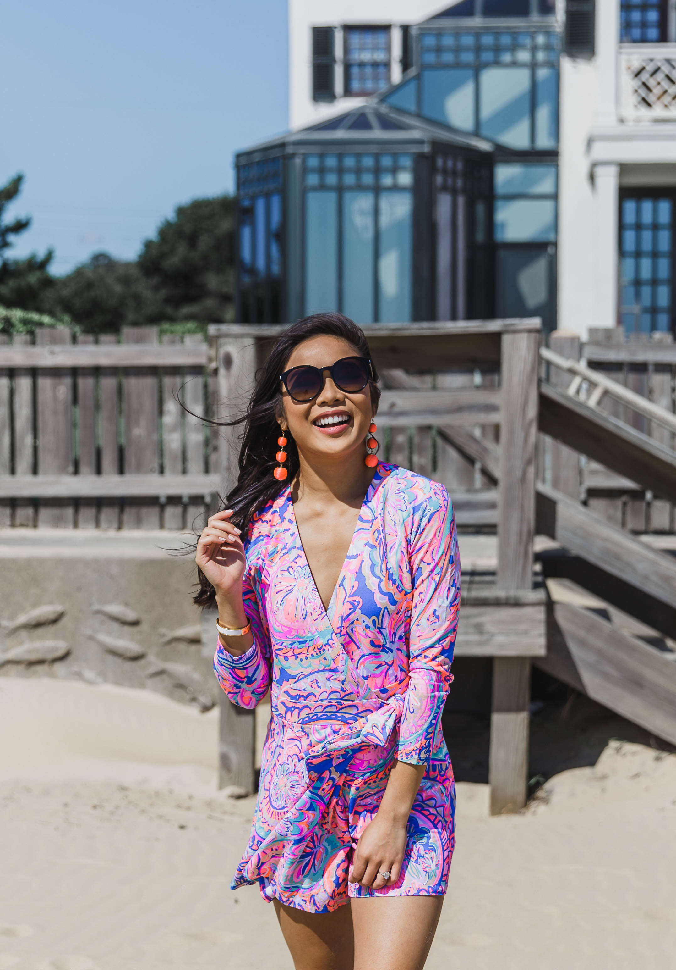 COLOR & CHIC | Colorful romper for summer
