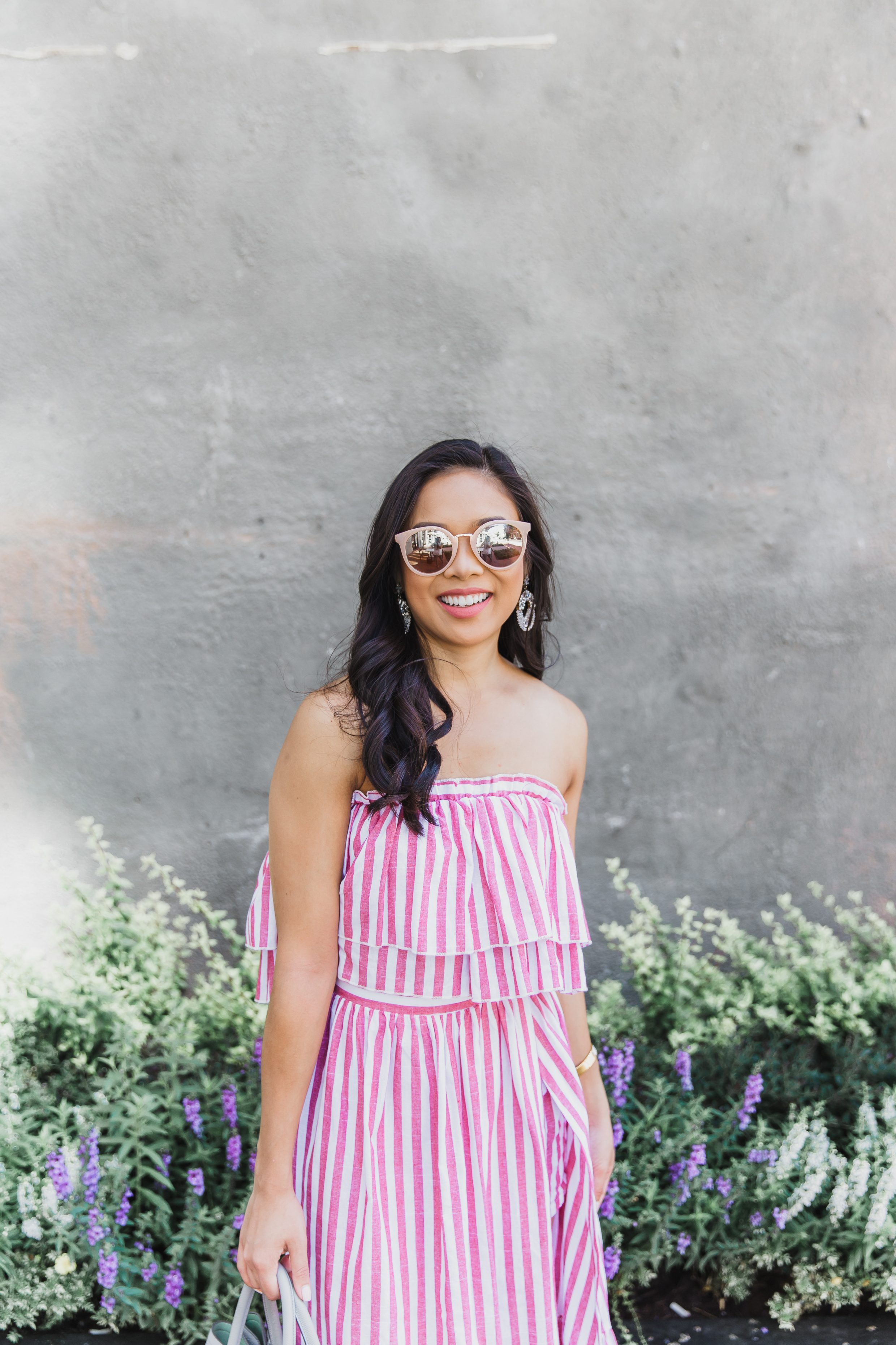 COLOR & CHIC | Striped Two Piece Set for Vacation