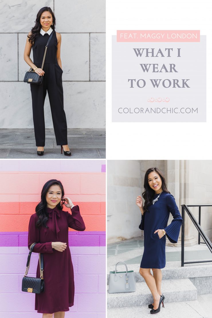 What I Wear to Work :: Featuring Maggy London - Color & Chic
