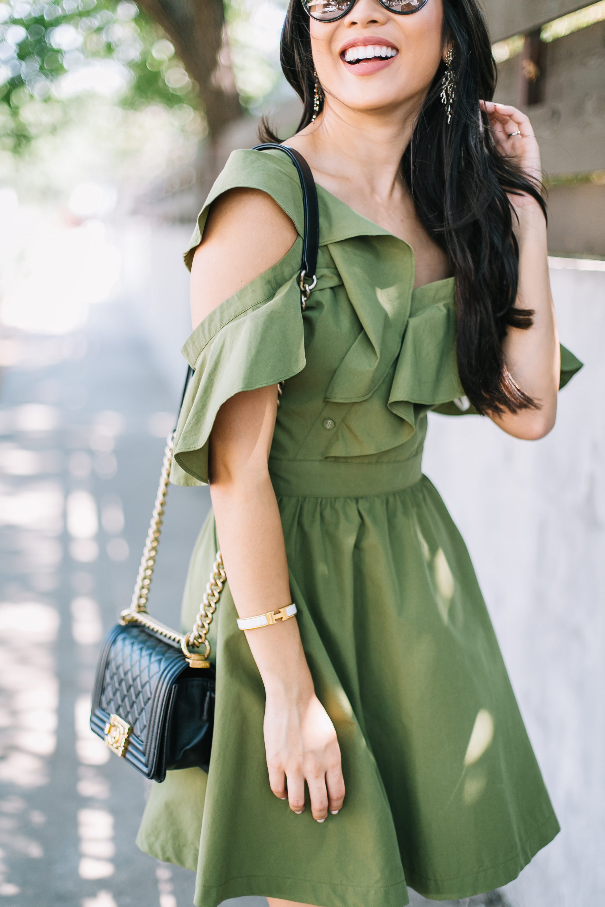 COLOR & CHIC | How to wear fall tones when it's hot outside