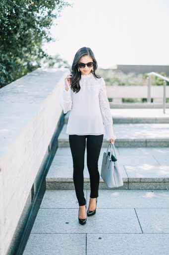 Classic Black & White :: Comfortable Pants for Work & More - Color & Chic