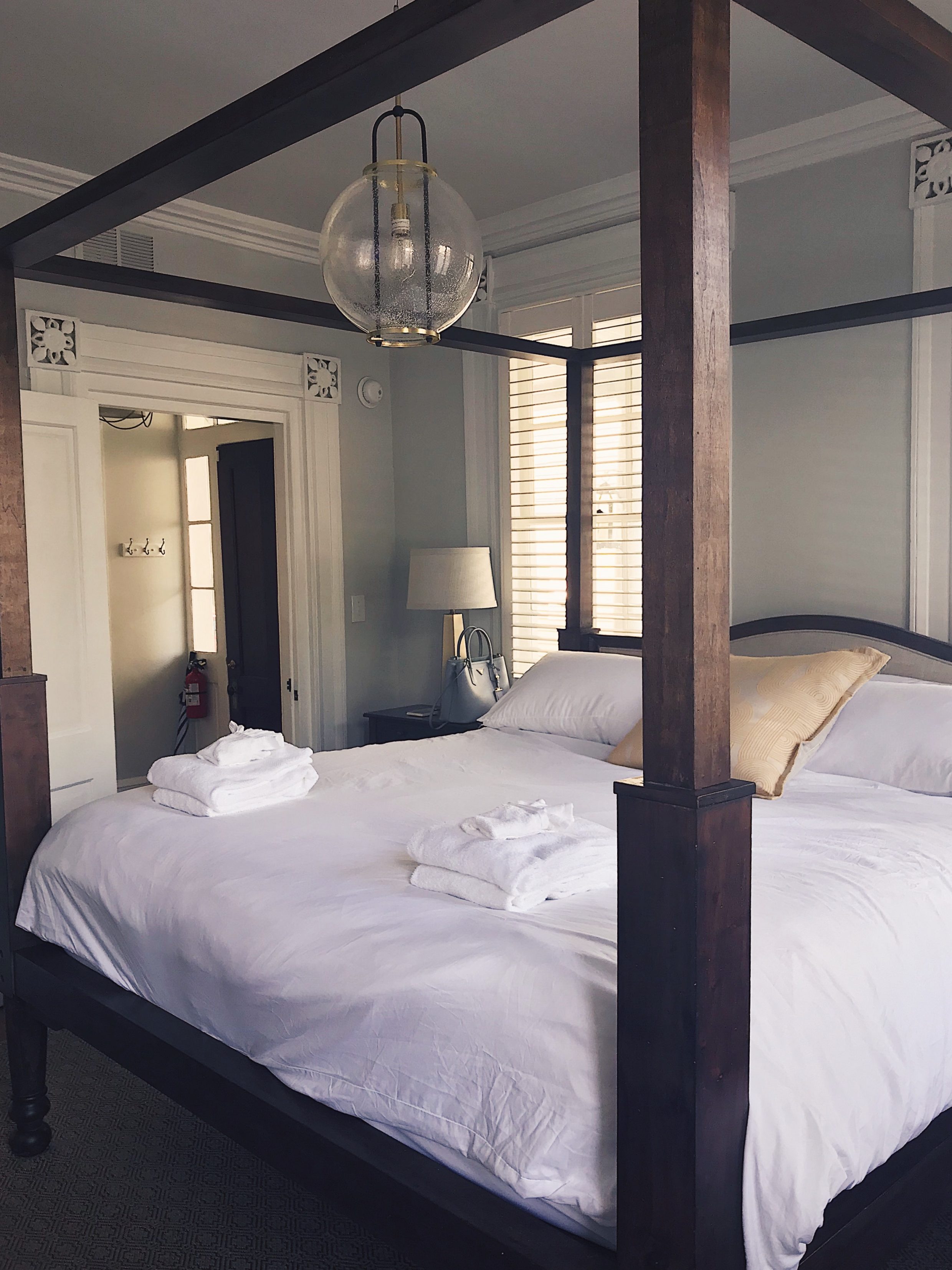 The Inns Master Bedroom :: Color & Chic Travel Guide for Charleston