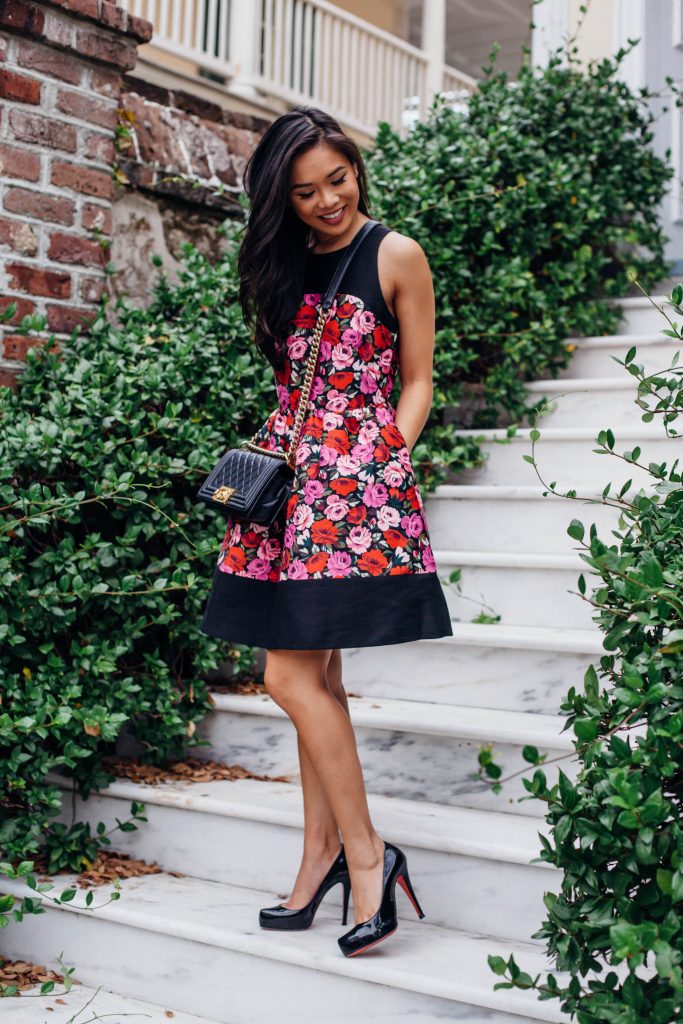 Coming Up Roses :: Floral Dress with Pockets - Color & Chic
