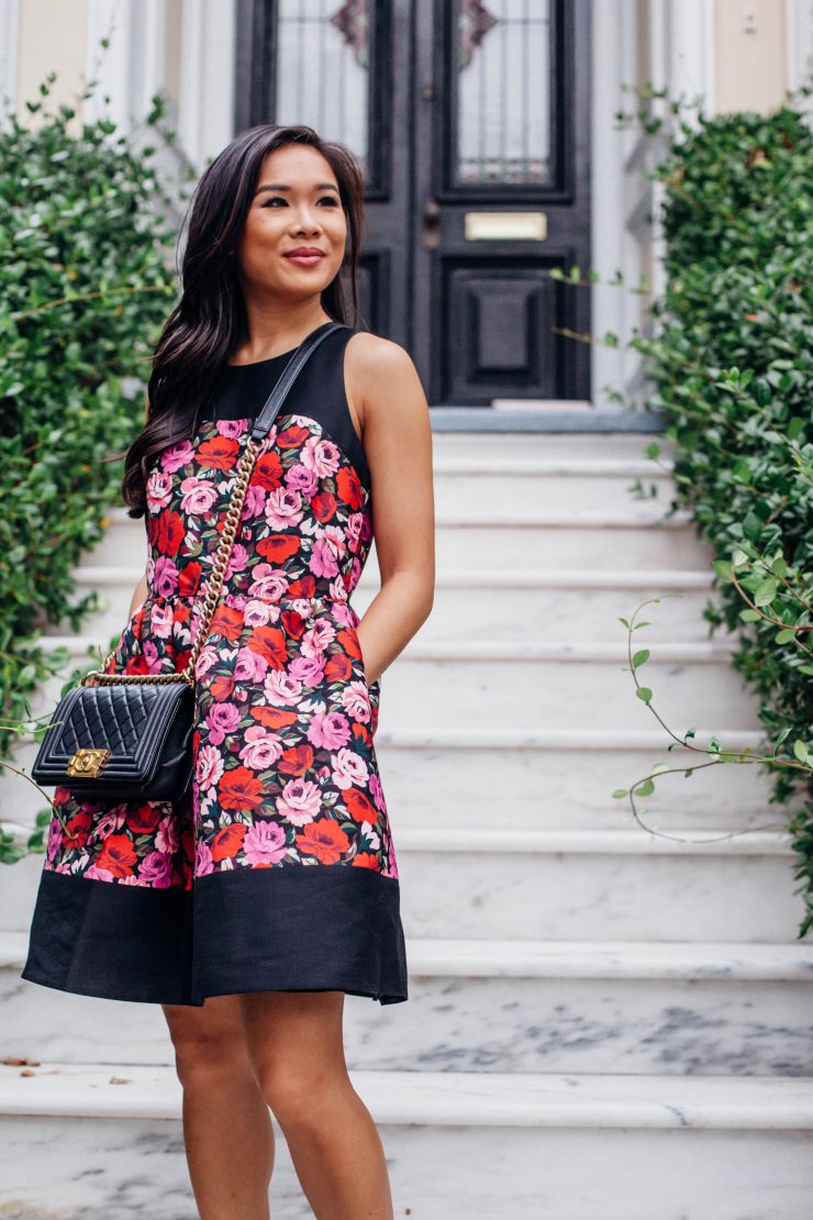 Coming Up Roses :: Floral Dress with Pockets - Color & Chic