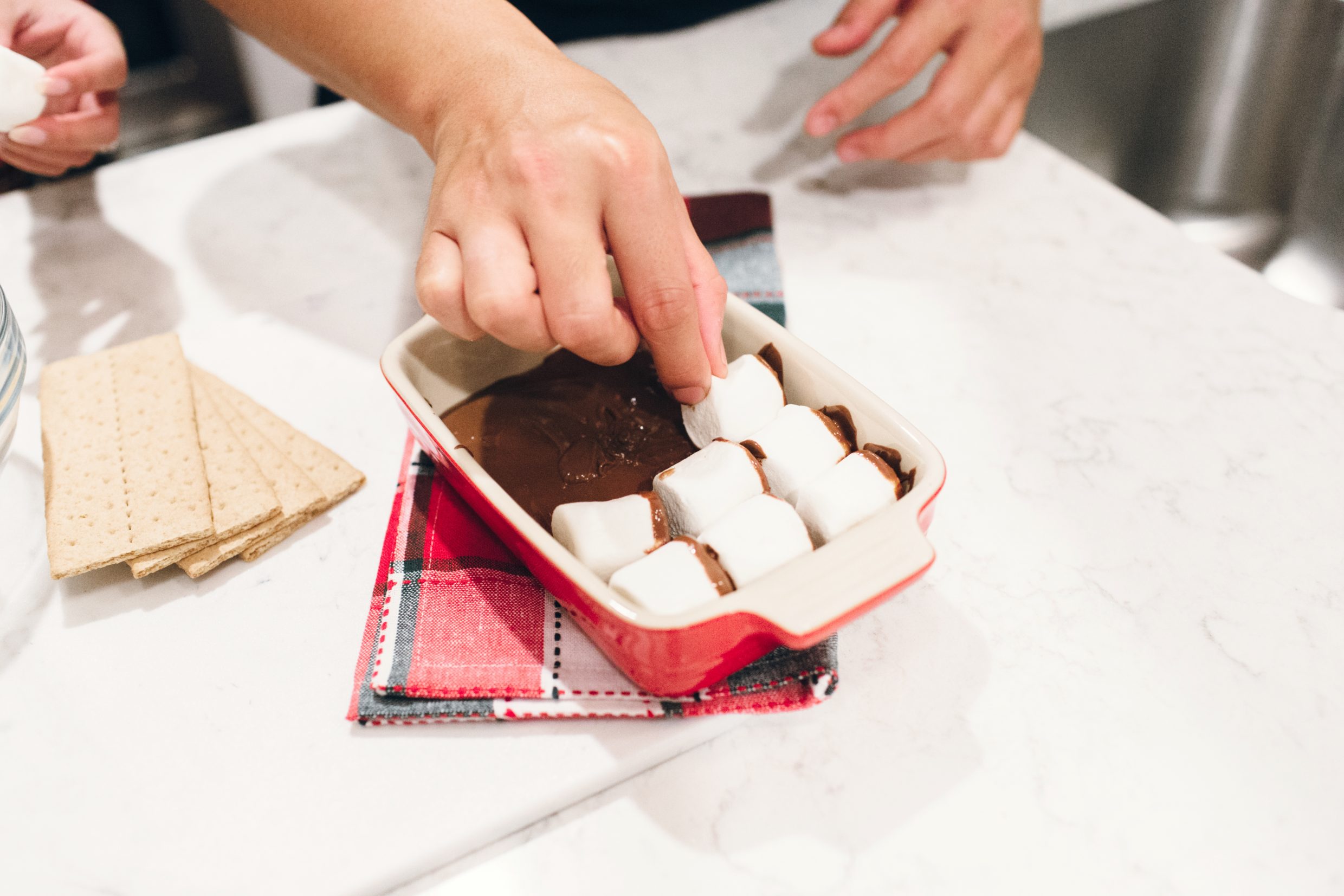 Baked Dipping S'mores recipe (Five Minutes)