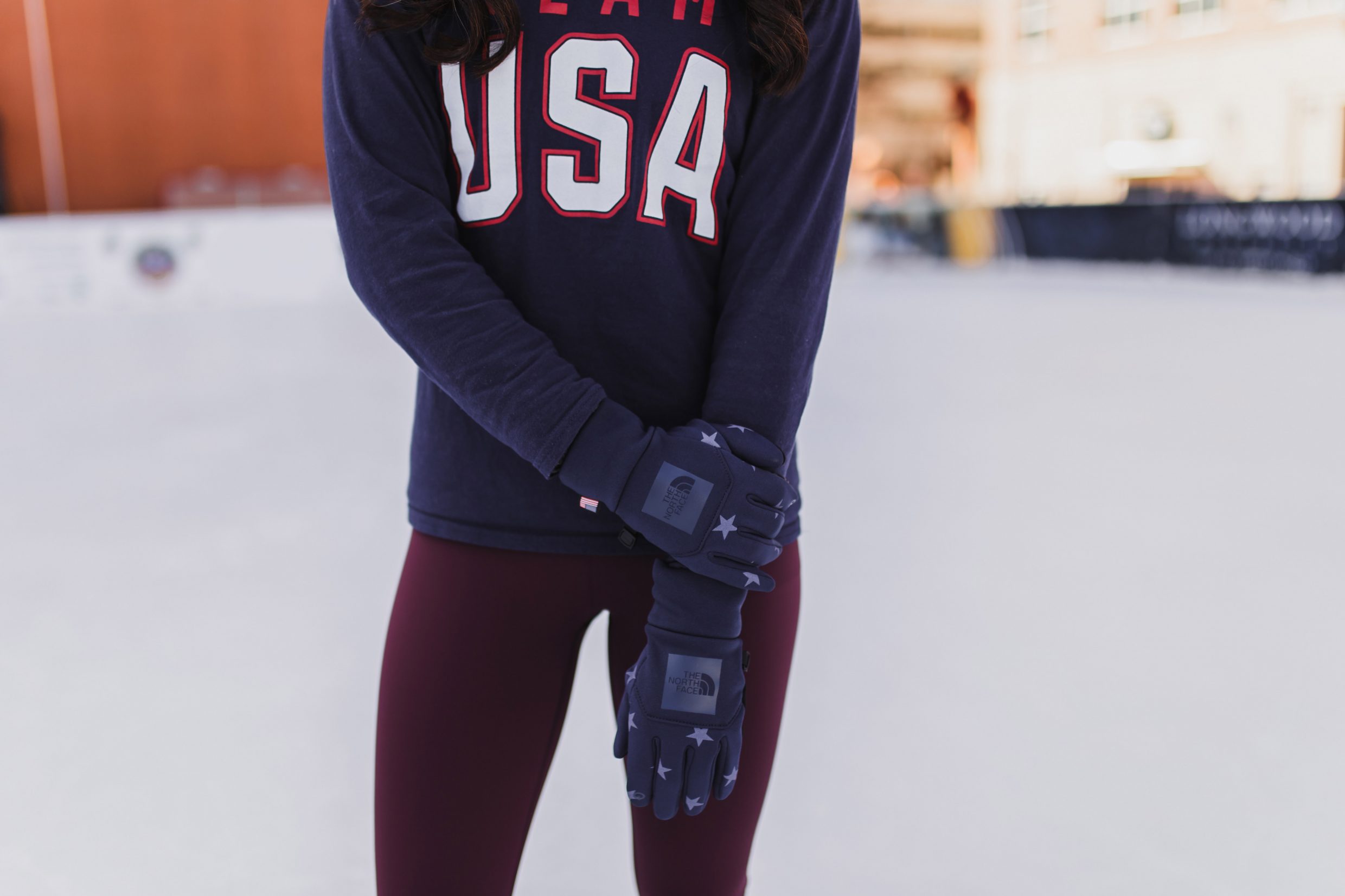 Team USA look for 2018 PyeongChang Olympics with burgundy leggings and IC gloves