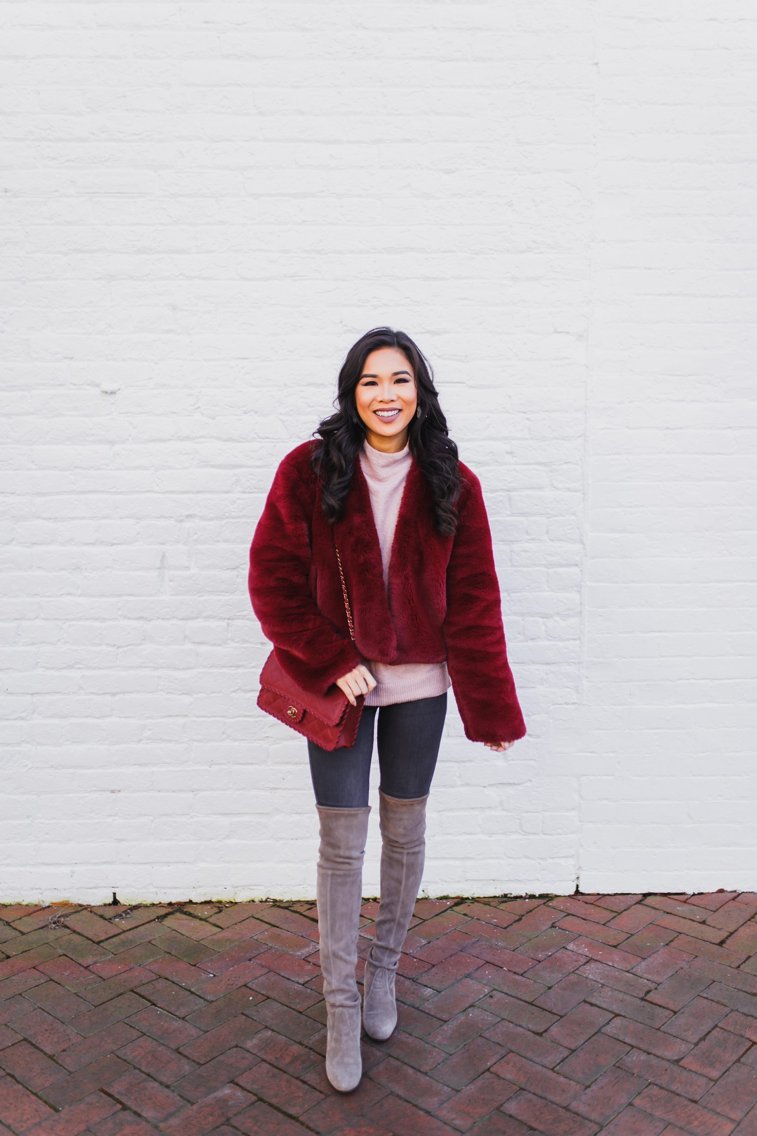 How to style a faux fur jacket