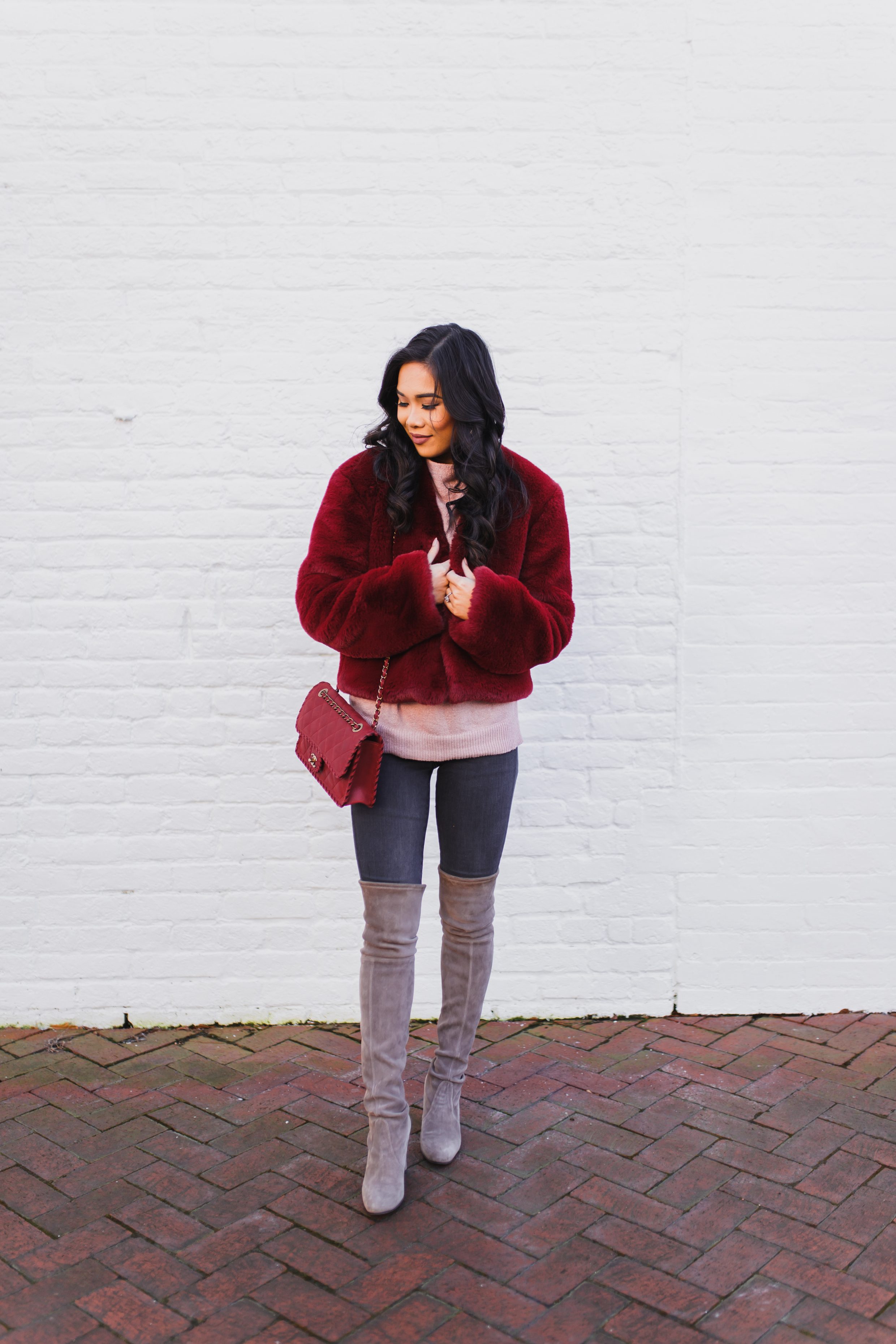 How to style a faux fur jacket