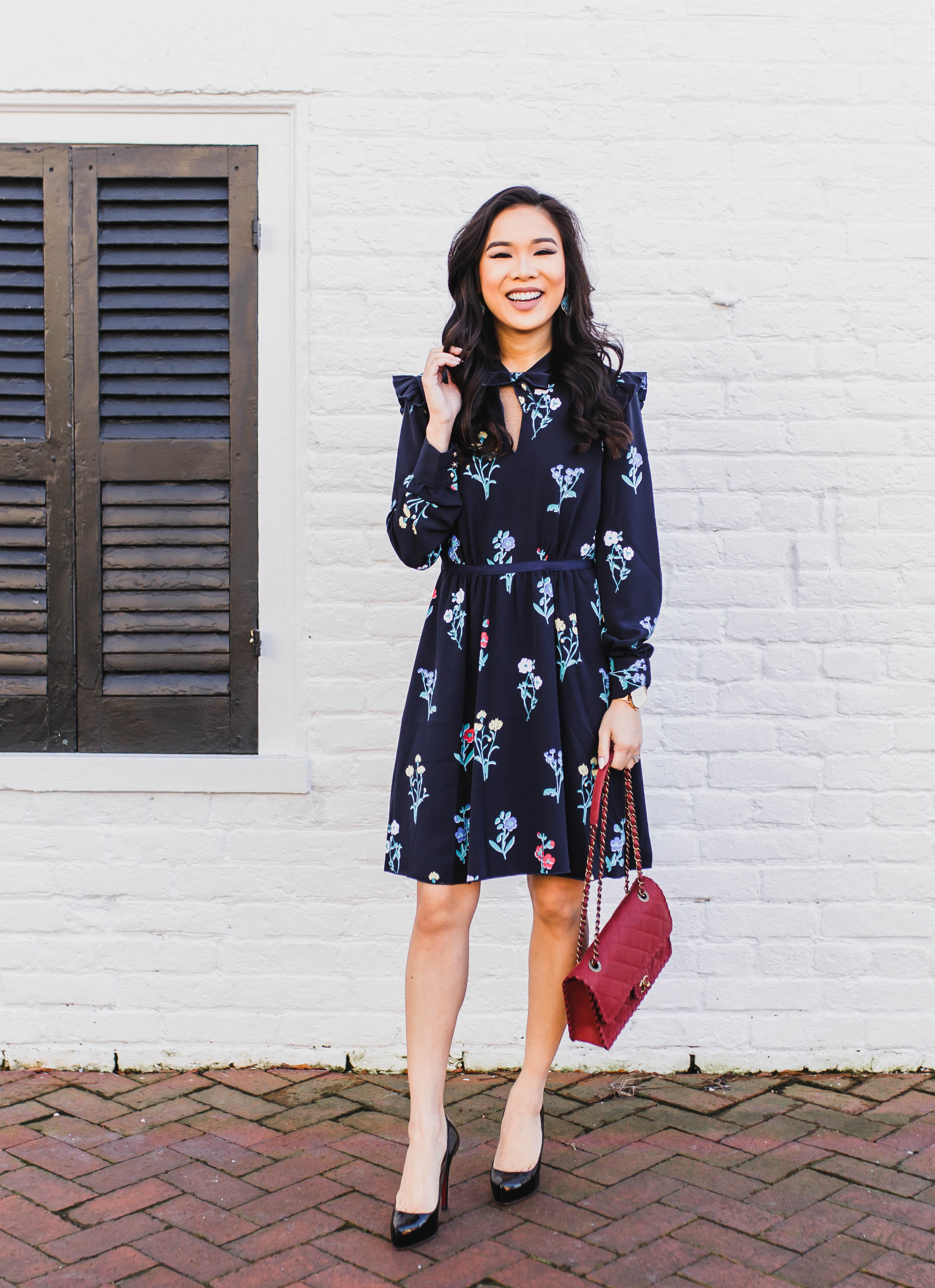 Friday Feels :: Tisdale Floral Dress for Early Spring - Color & Chic