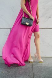 Fuchsia Pop :: The Only Maxi Dress You Need - Color & Chic