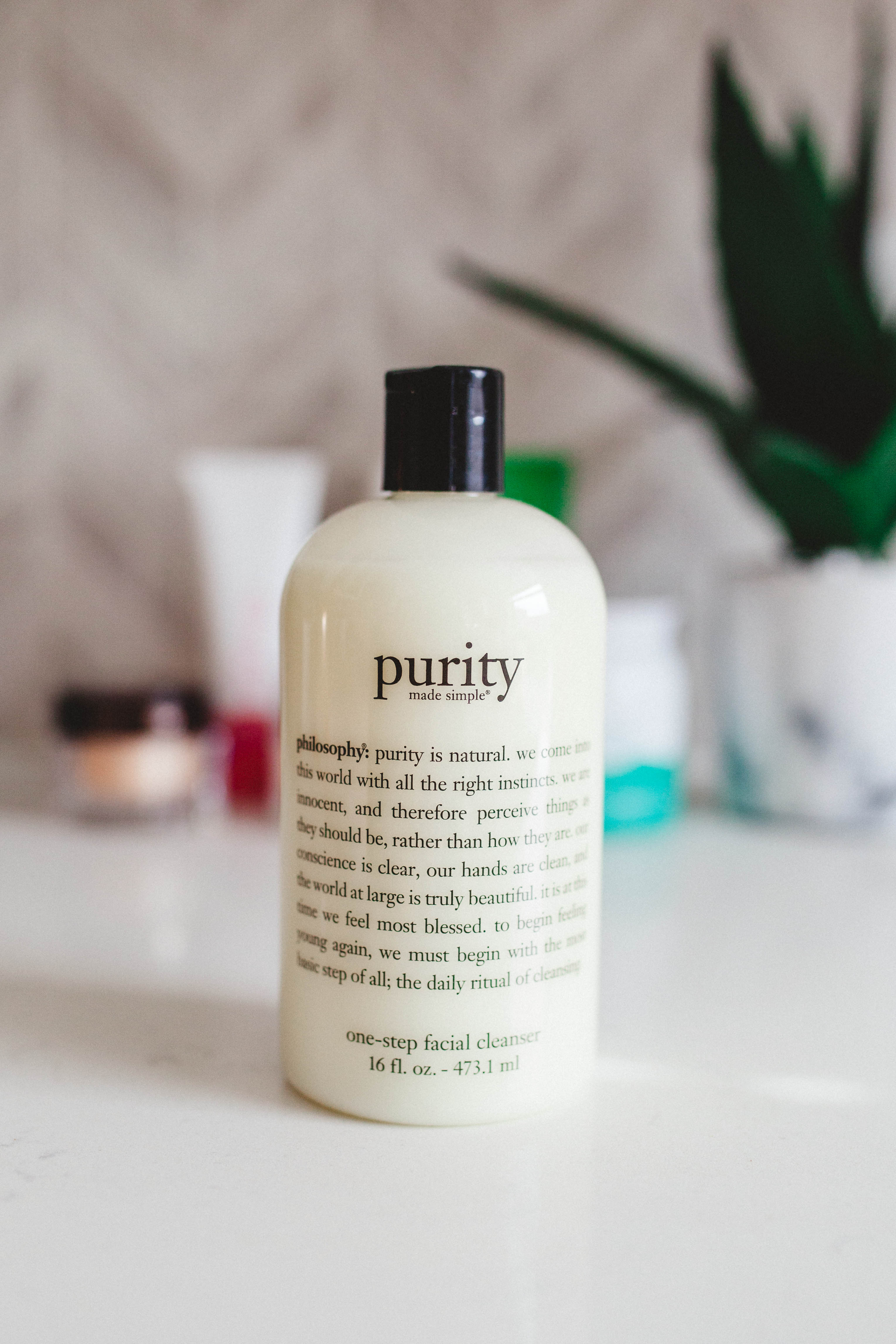 Hoang-Kim's 2018 Spring Skincare Routine featuring Purity Cleanser