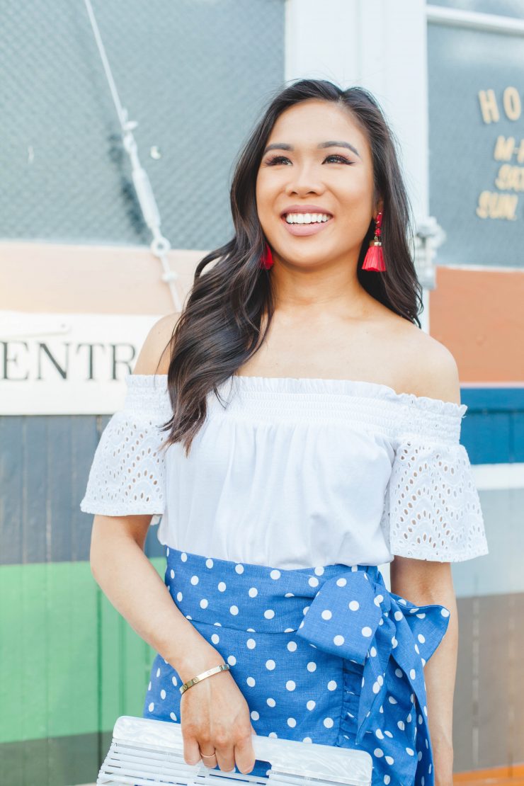 Fourth of July Outfit Idea :: Red, White & Blue - Color & Chic