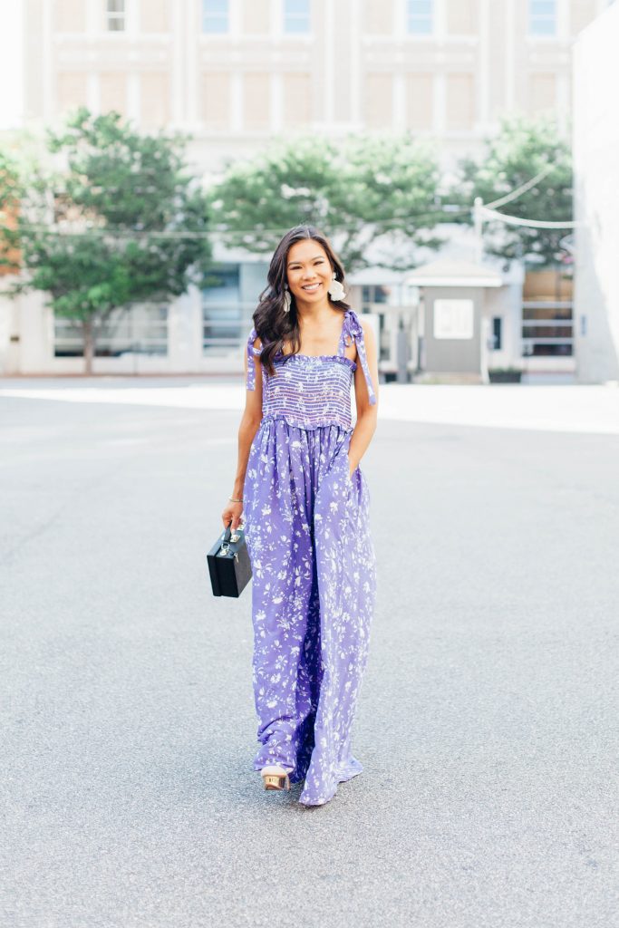 Summer Outfit Idea :: Easy Wide-Leg Floral Jumpsuit - Color & Chic