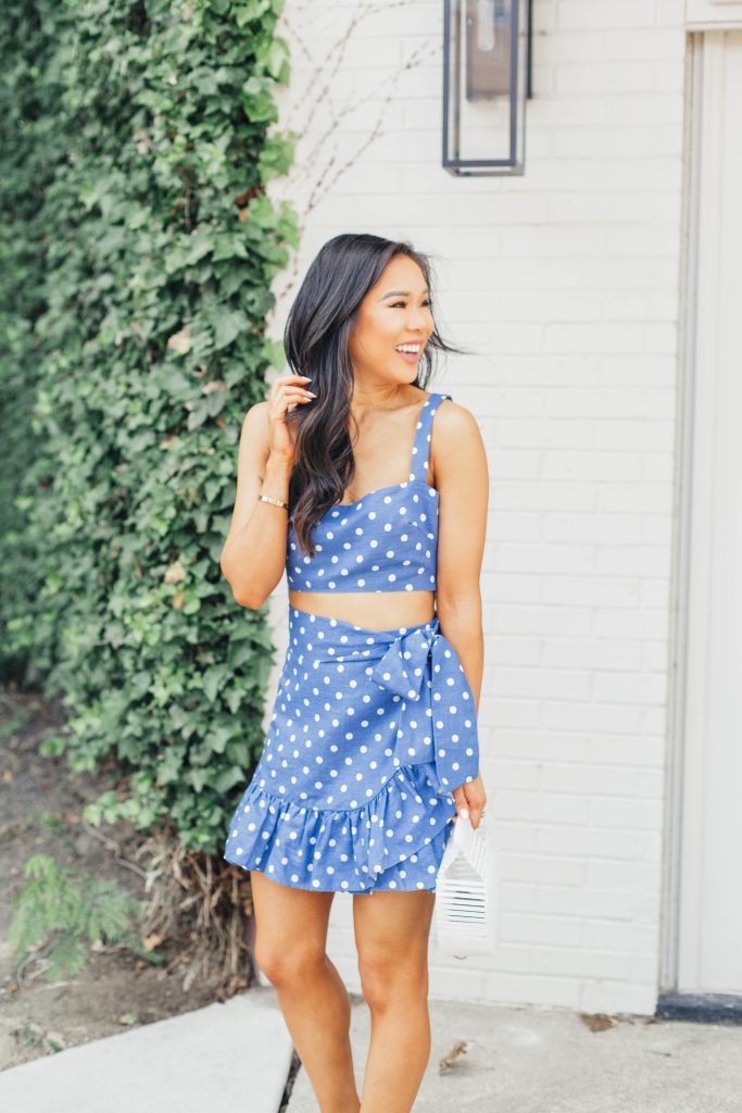 Polka Dot Weekend Set - White main image 0