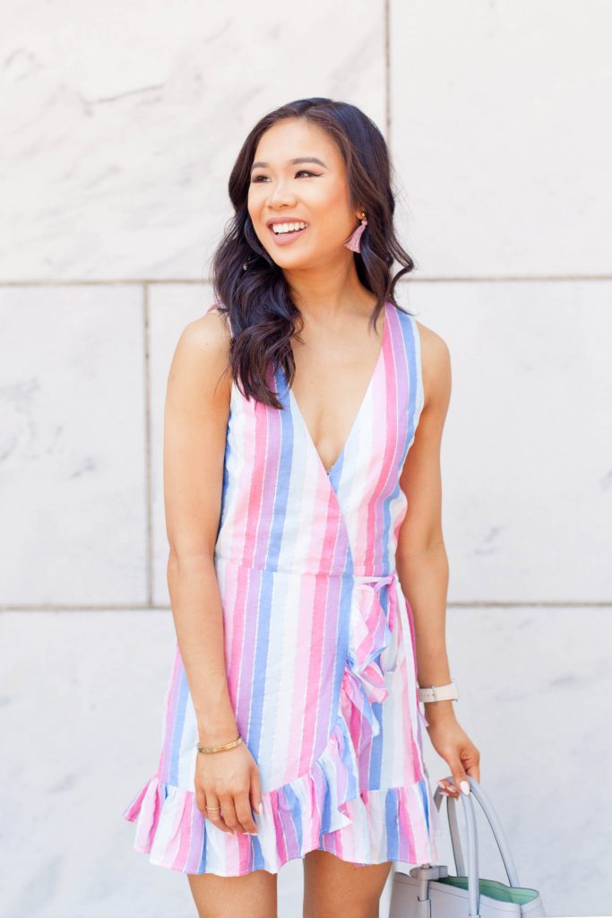 Pastel Rainbow :: Striped Summer Dress - Color & Chic