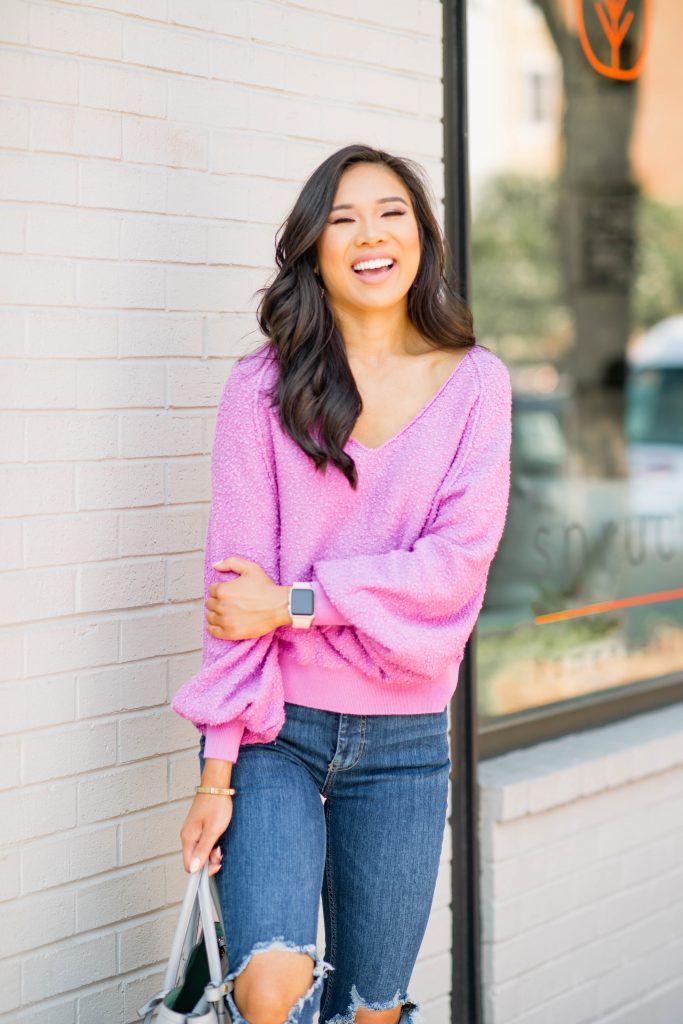 Nordstrom Anniversary Sale 2018 Finds :: Balloon Sleeve Sweater & Jeans ...