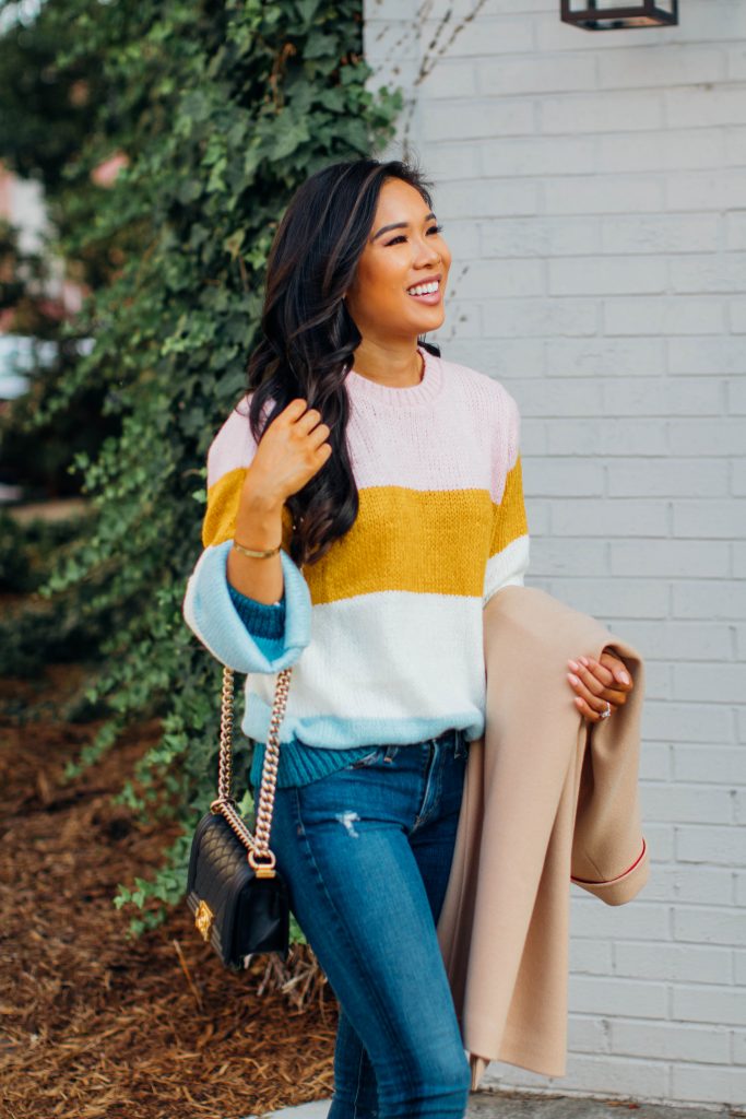 The Striped Transition Sweater You Need for Fall - Color & Chic