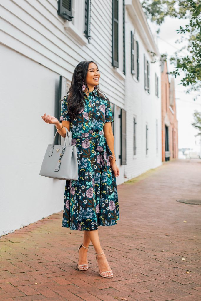 Hello Fall :: The Floral Transition Dress You Need - Color & Chic