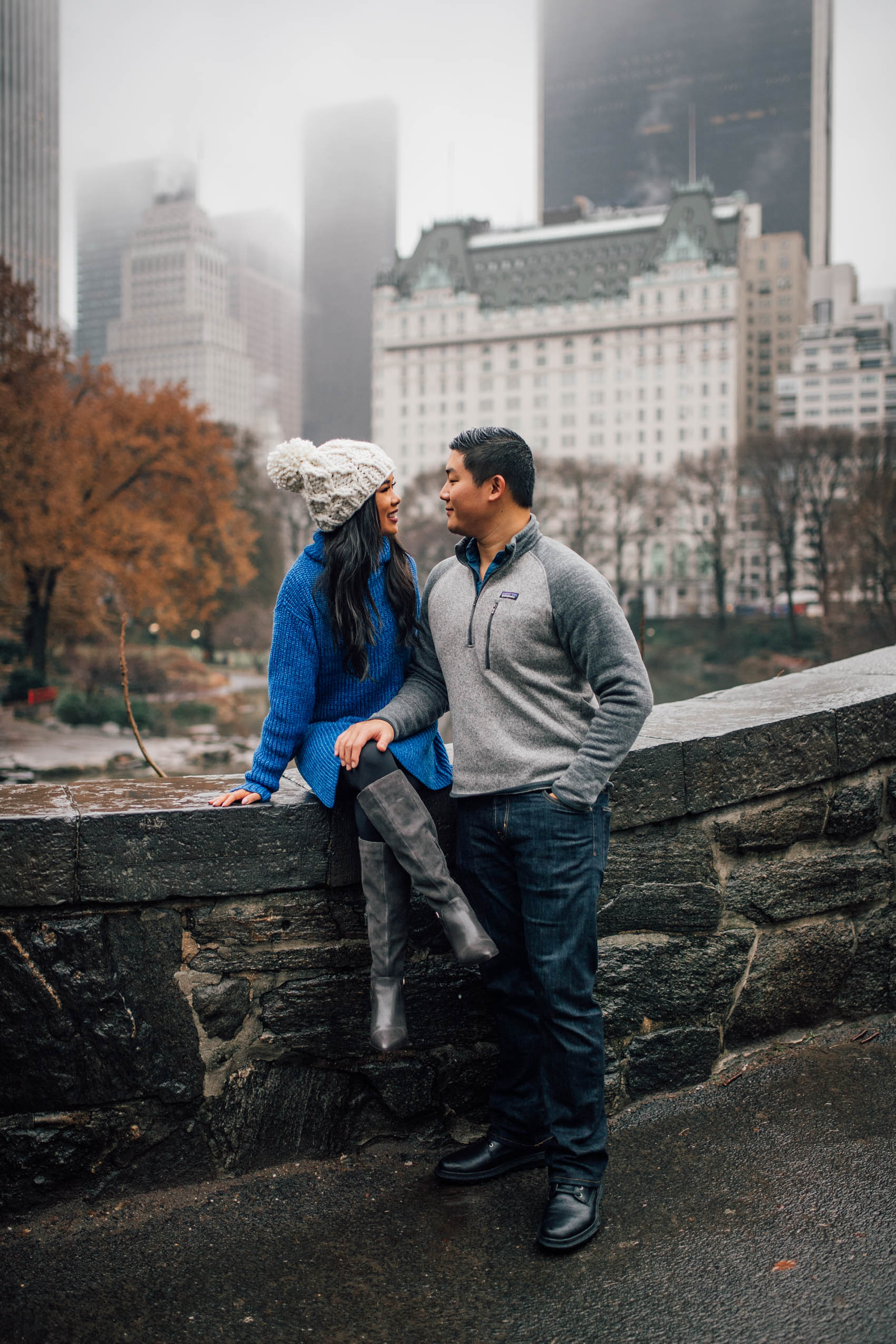 Blogger Hoang-Kim sharing the best views in Central Park in New York City