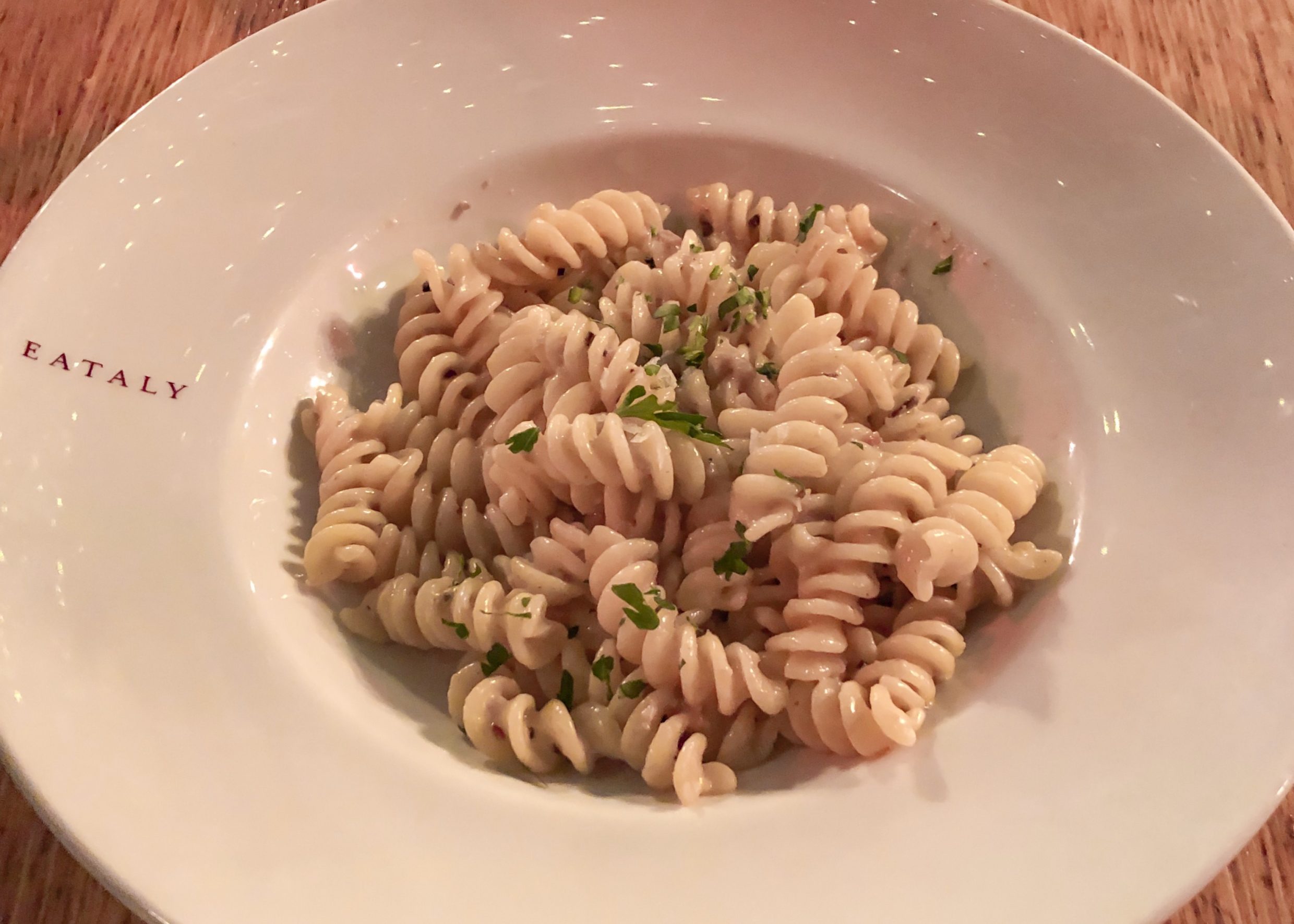 New York City Travel Guide: Truffle pasta at Sierra Alpina at Eataly