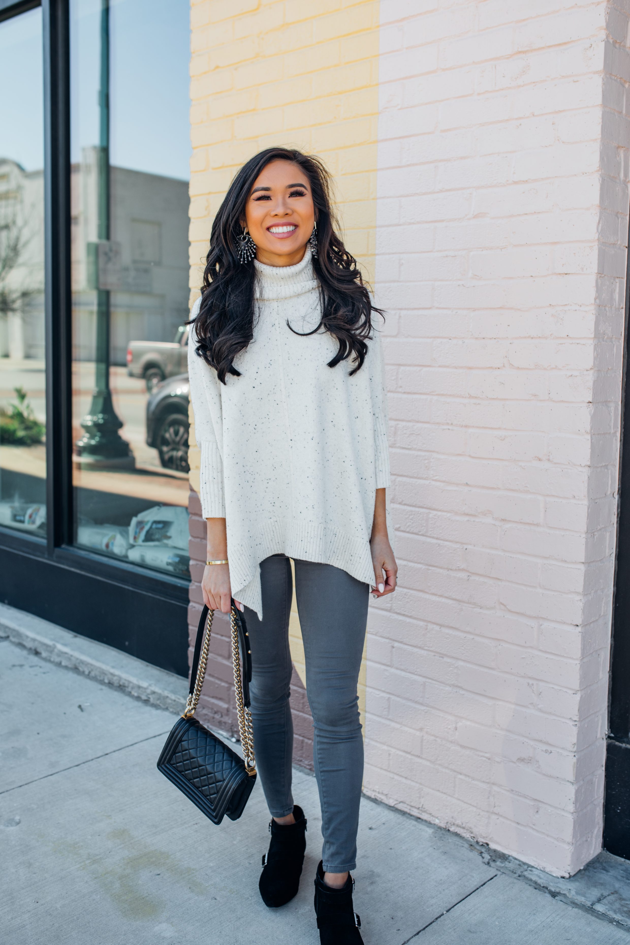 Blogger Hoang-Kim shares a casual winter outfit