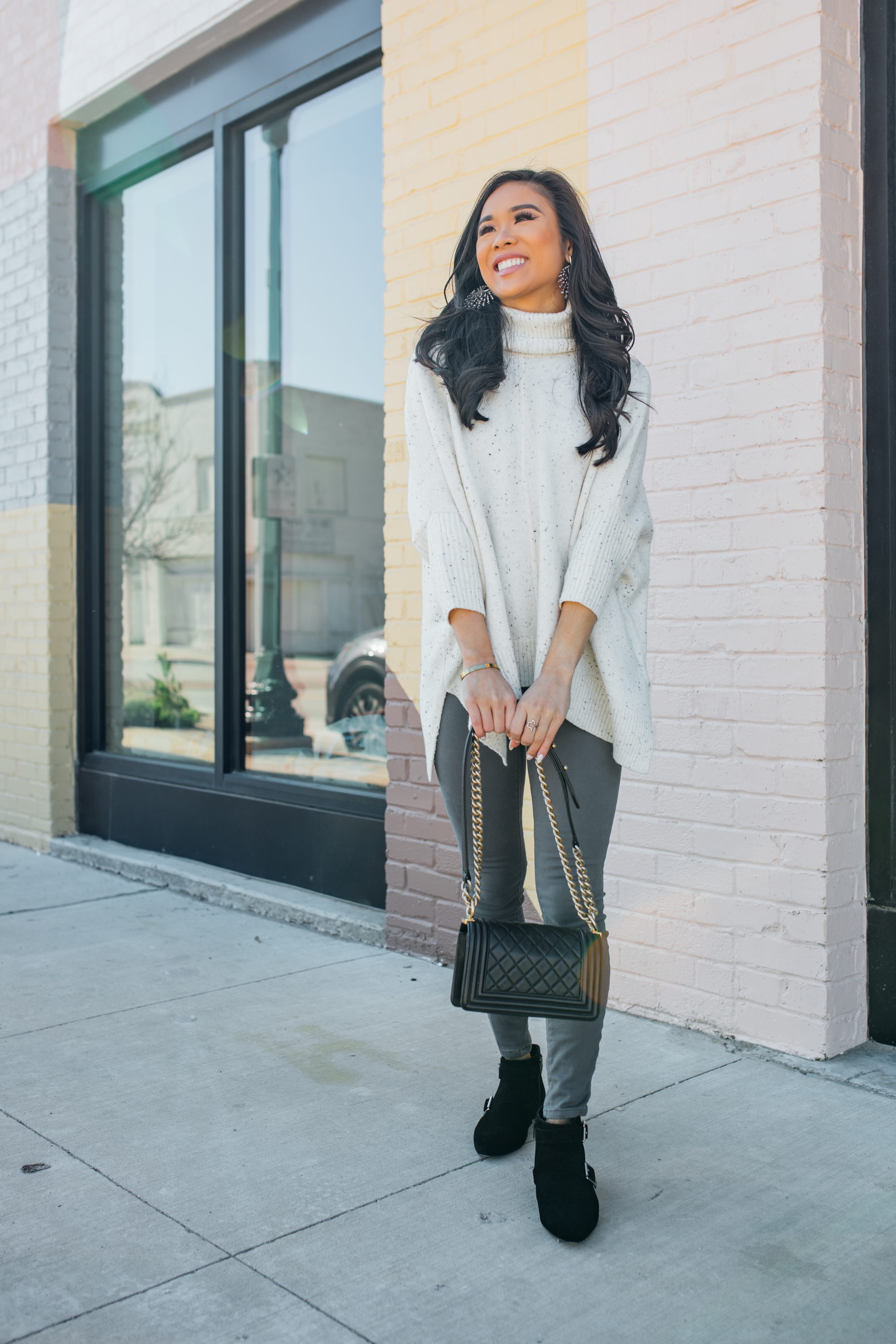 Blogger Hoang-Kim shares a casual winter outfit