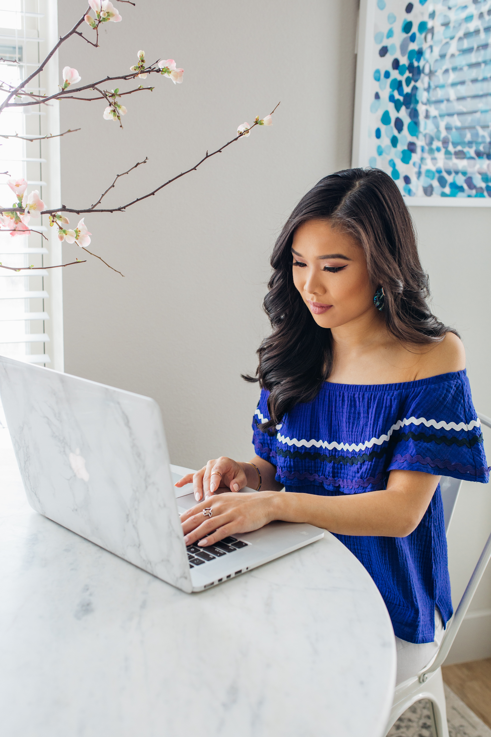 Blogger Hoang-Kim shares she'll be designing a top for the Gibson x International Women's Day Collection