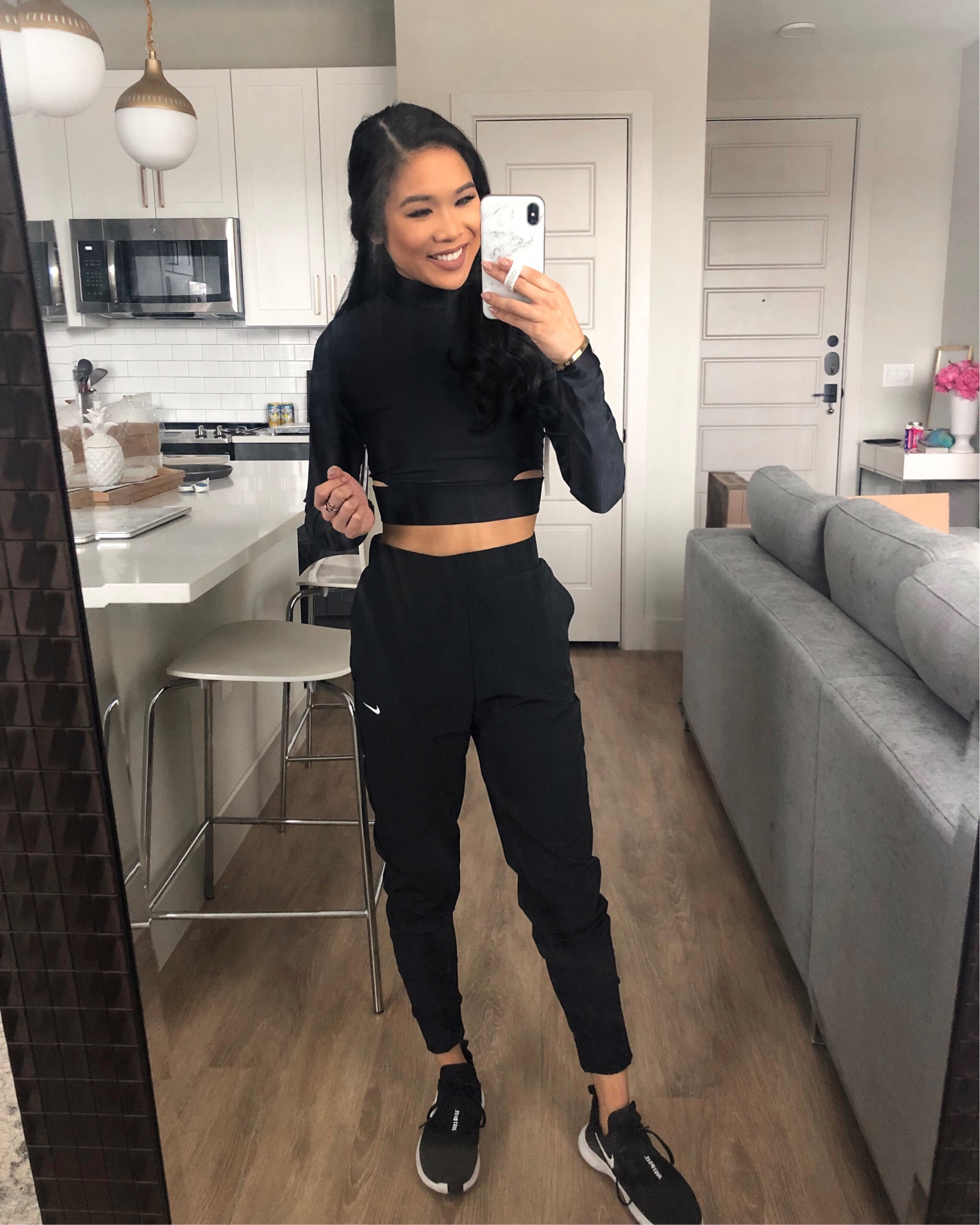 Nike Bliss Training Pants, petite blogger sharing the best joggers for women