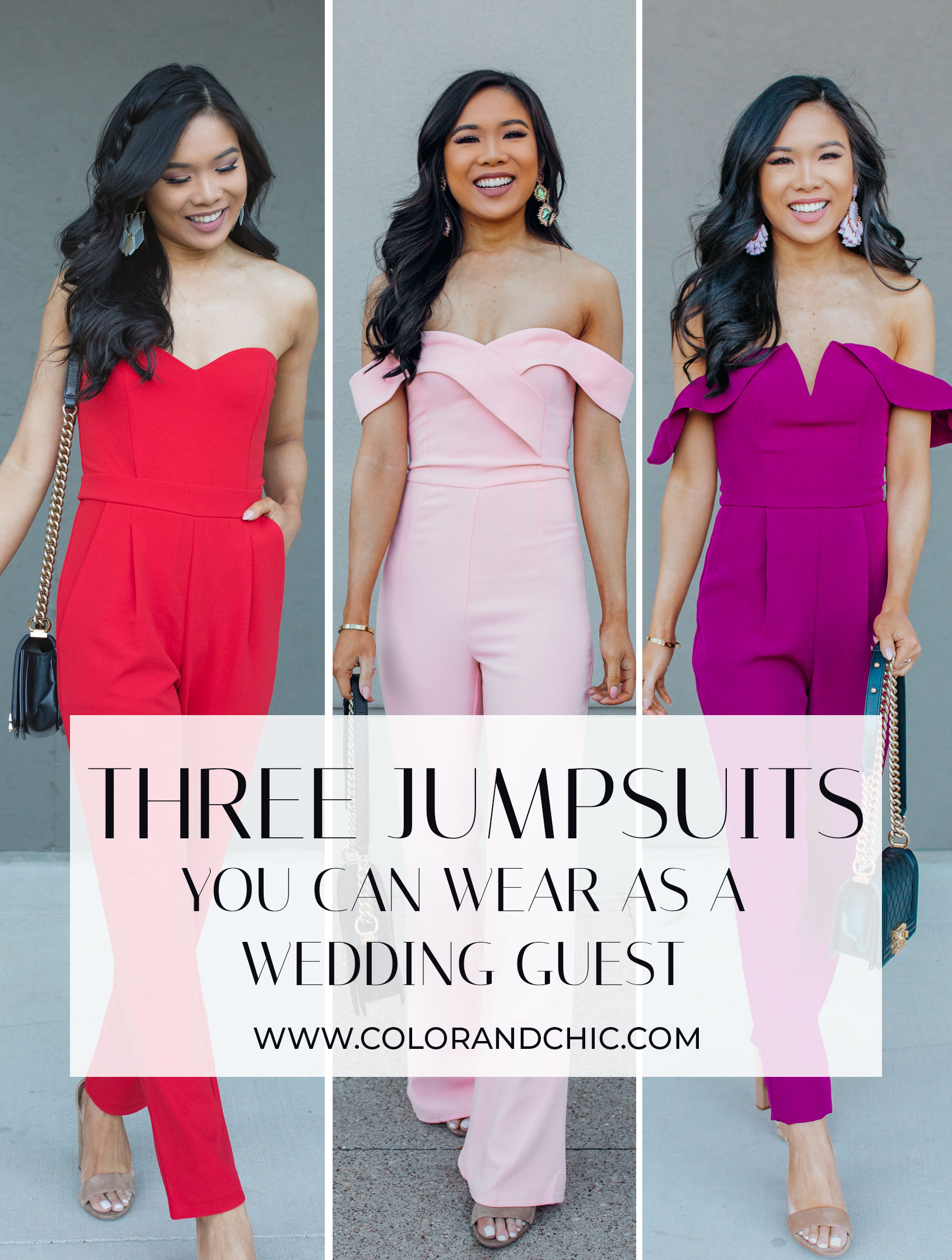 Three Jumpsuits you can wear as a wedding guest
