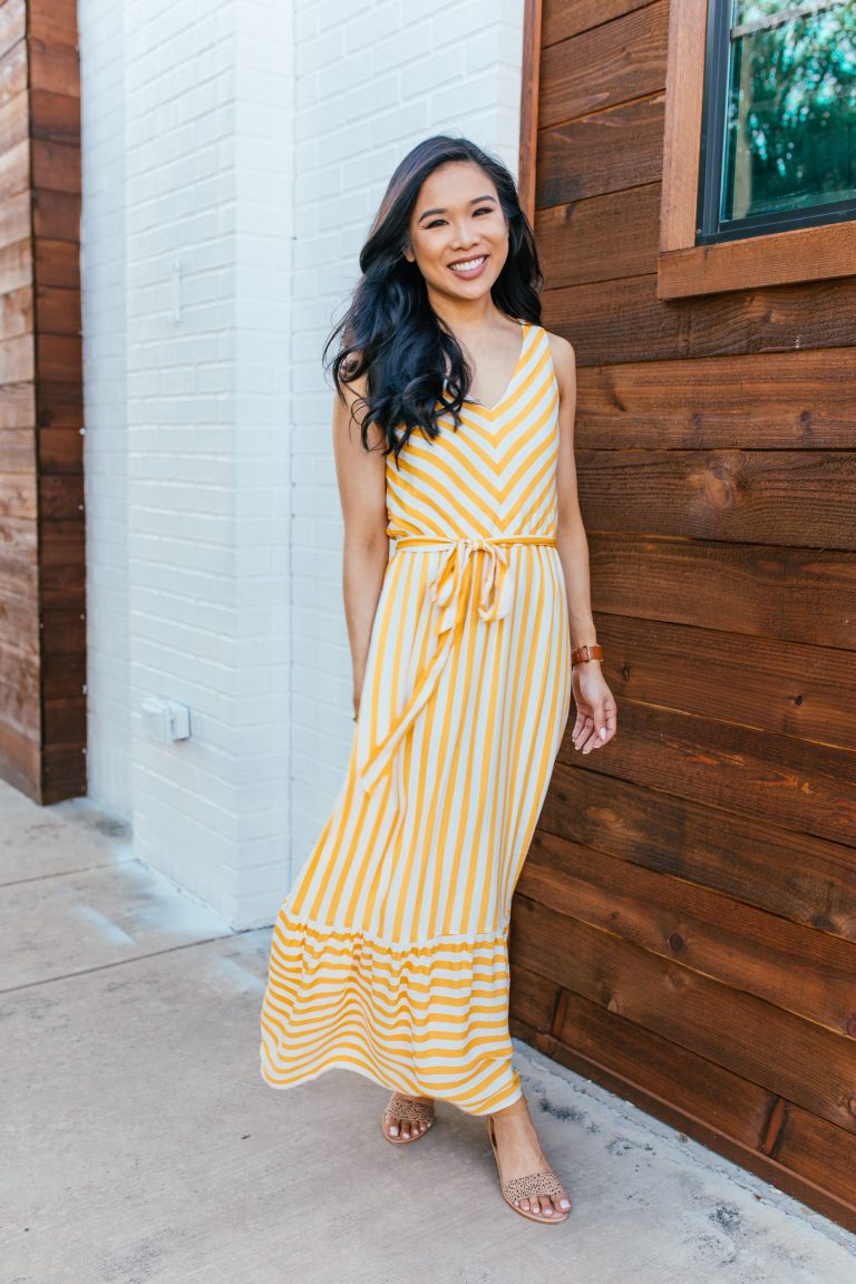 Yellow Chevron Maxi for Spring & Summer - Color & Chic