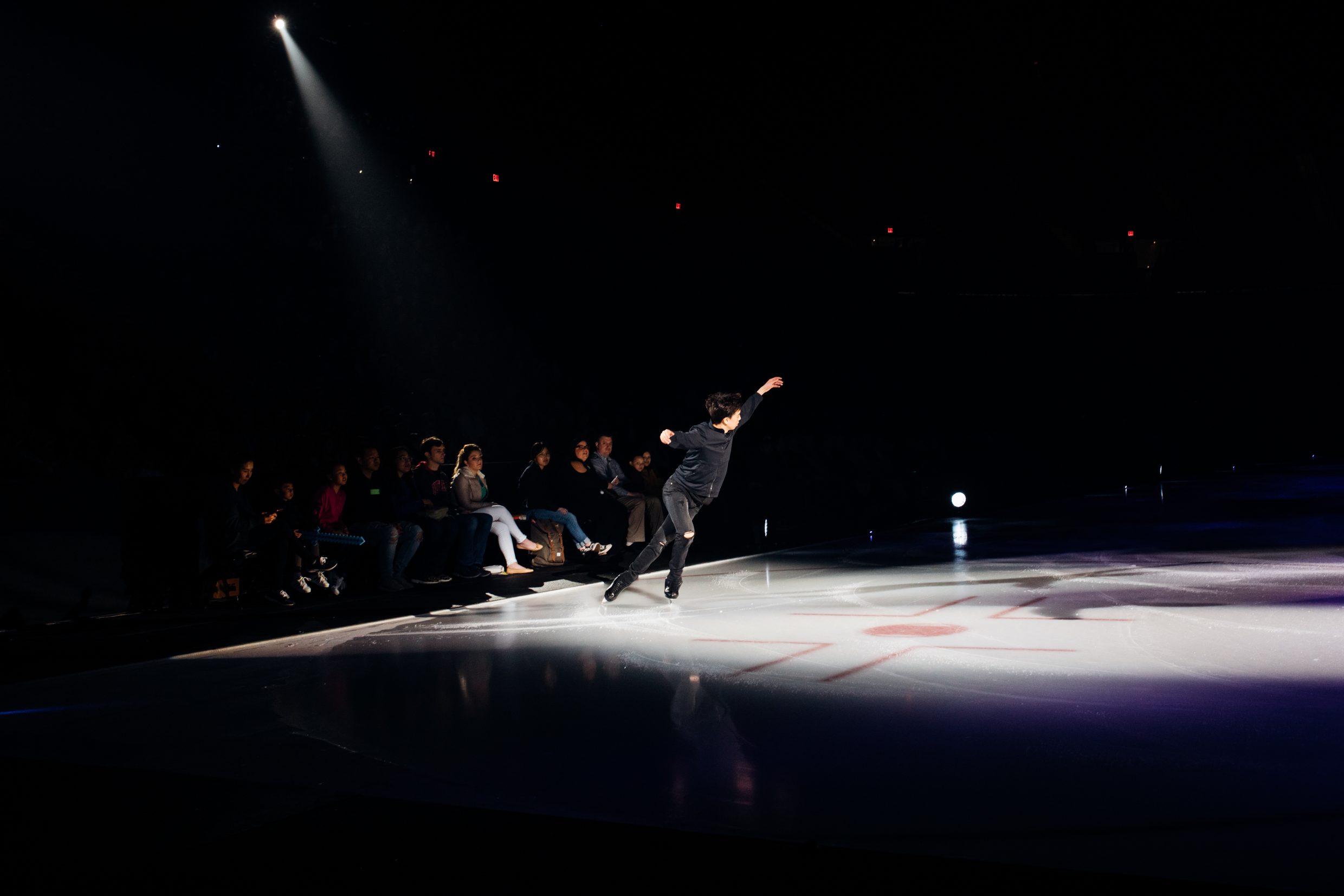 Vincent Zhou skates to a medley of Crouching Tiger Hidden Dragon and Made in China at Stars on Ice in Long Island