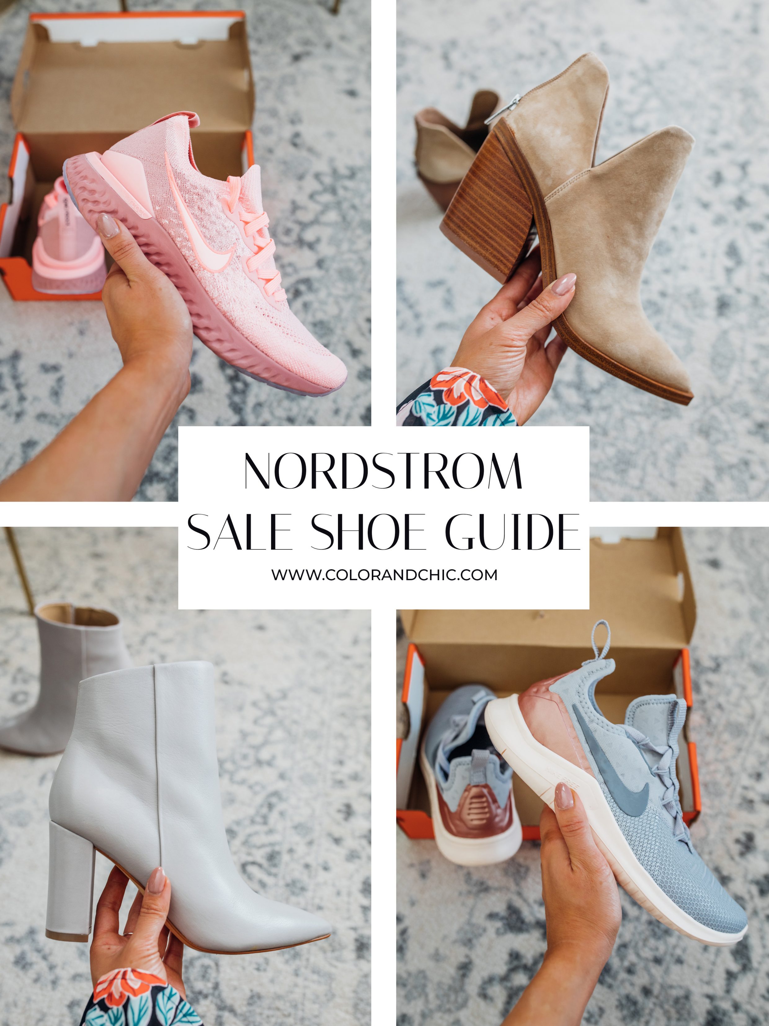 Best shoes from the Nordstrom Anniversary Sale 2019 with Nike sneakers and booties from Vince Camuto and Marc Fisher