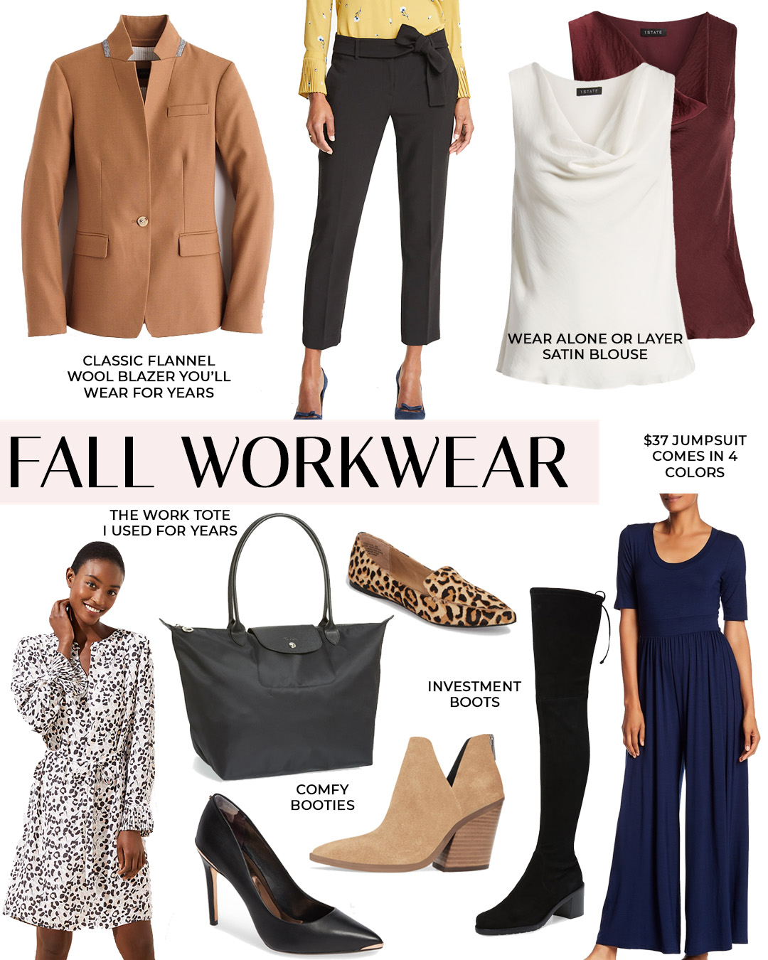 Fall Workwear Staples Color And Chic