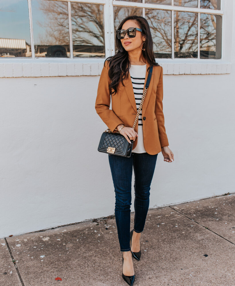 Casual Brown Blazer Outfit & What To Look for When Buying A Blazer